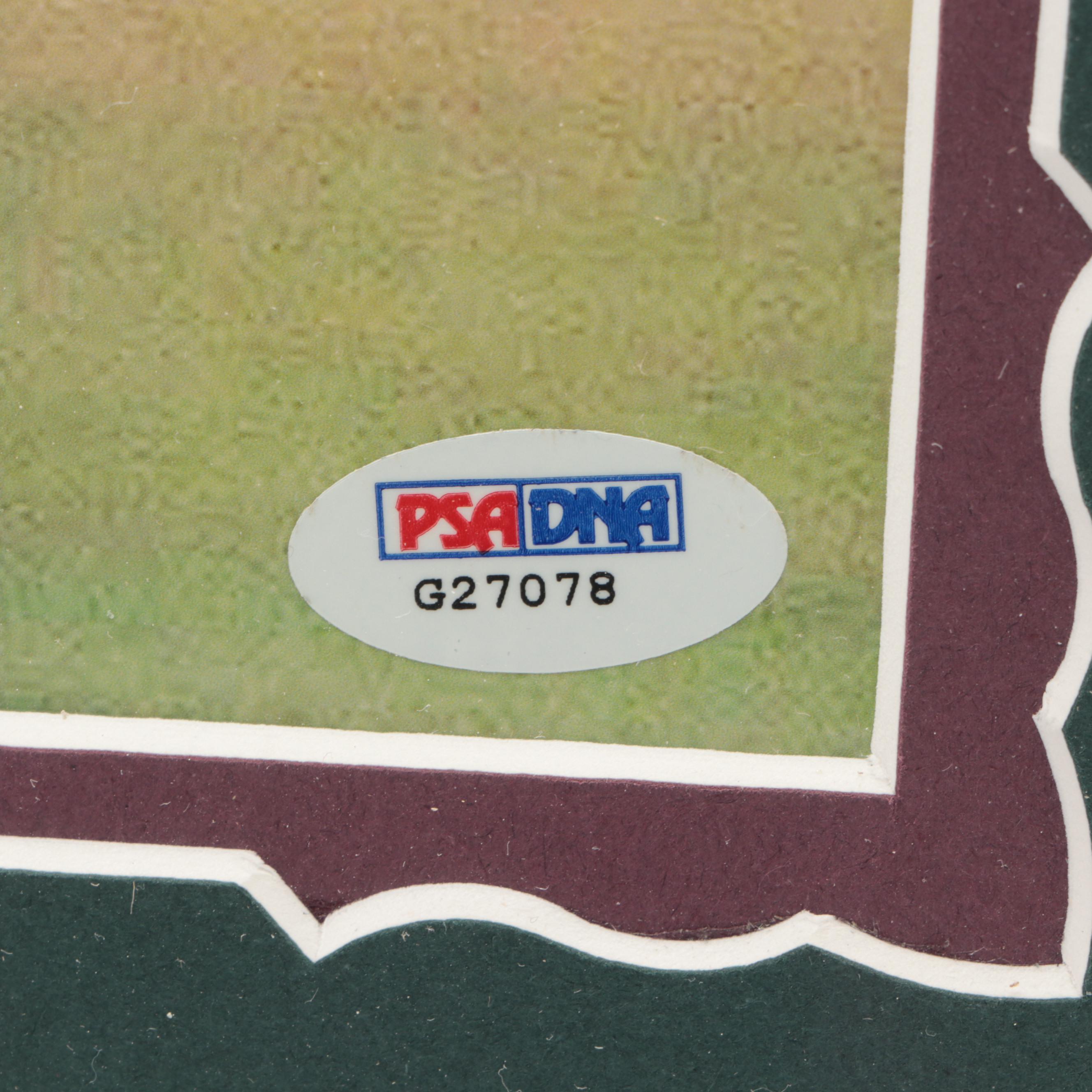 Arnold Palmer Signed Giclée In a Matted "The King" Display