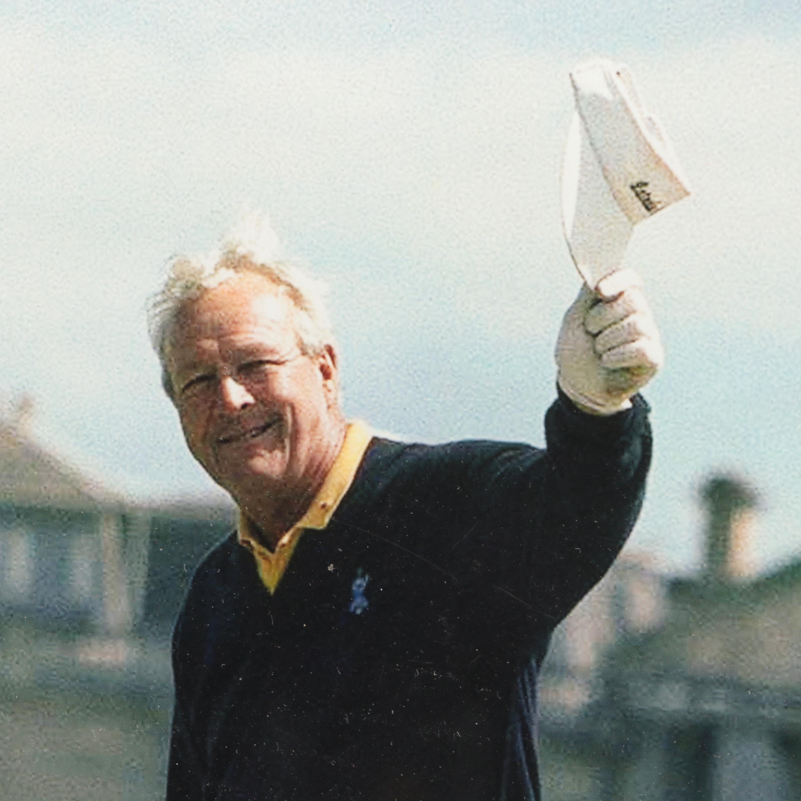 Arnold Palmer Signed Giclée In a Matted "The King" Display