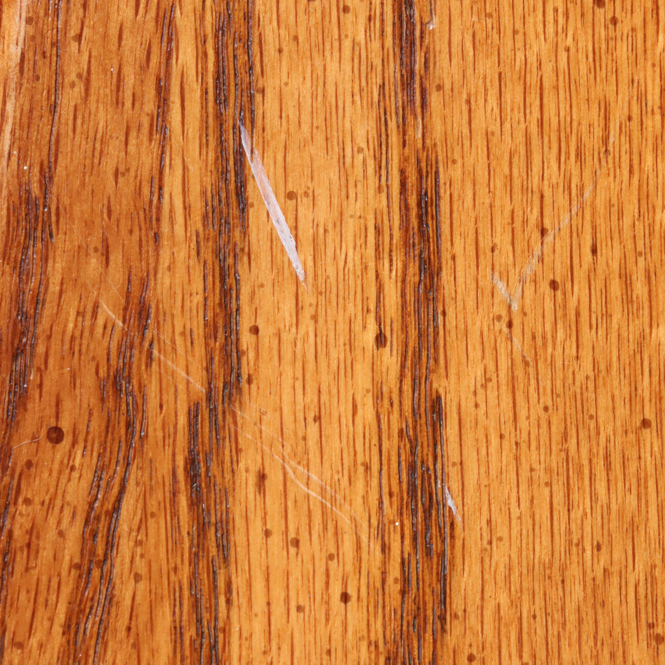 Five Tell City Chair Co. Colonial Style Oak Counter Stools, Late 20th Century