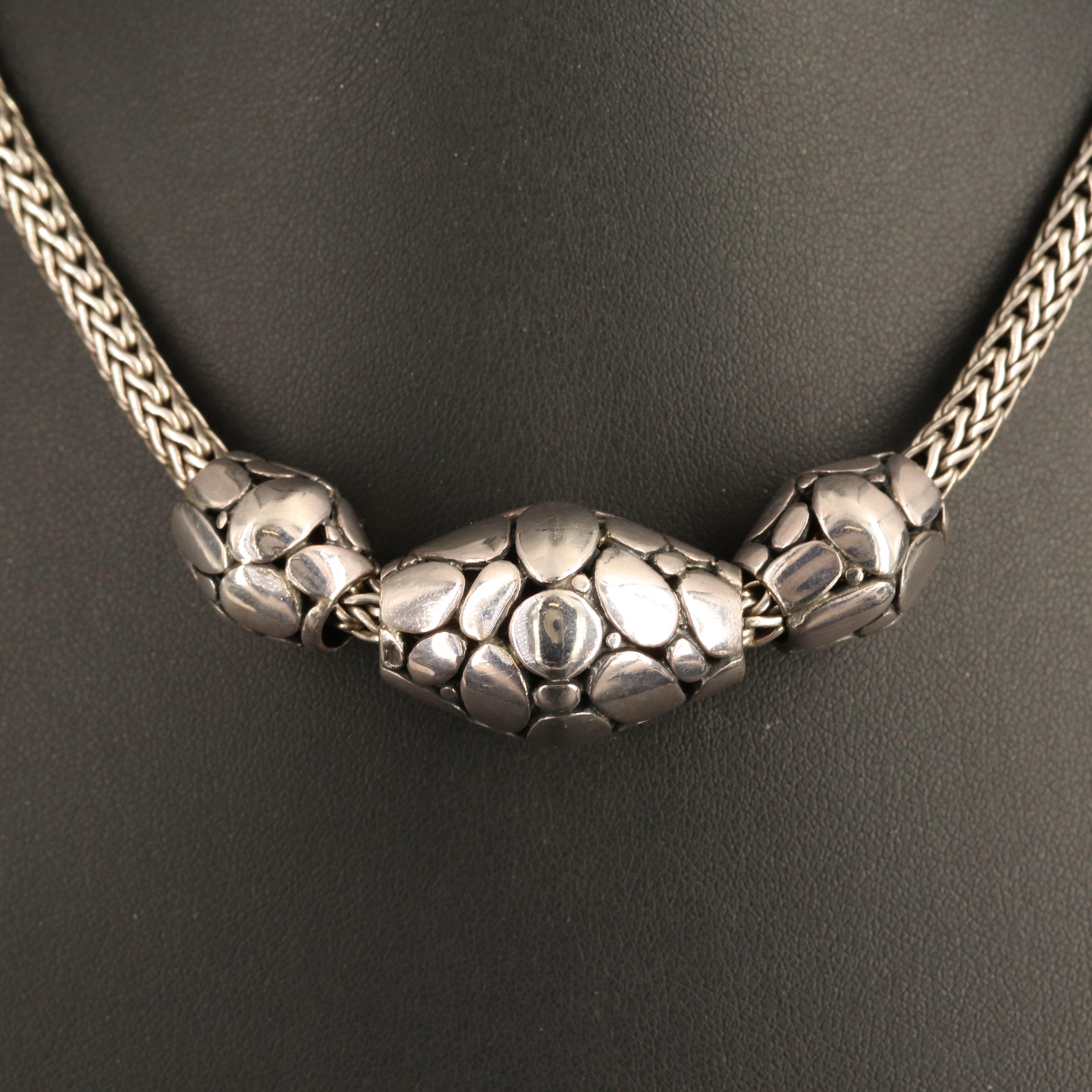 John Hardy "Kali Trio" Sterling Necklace