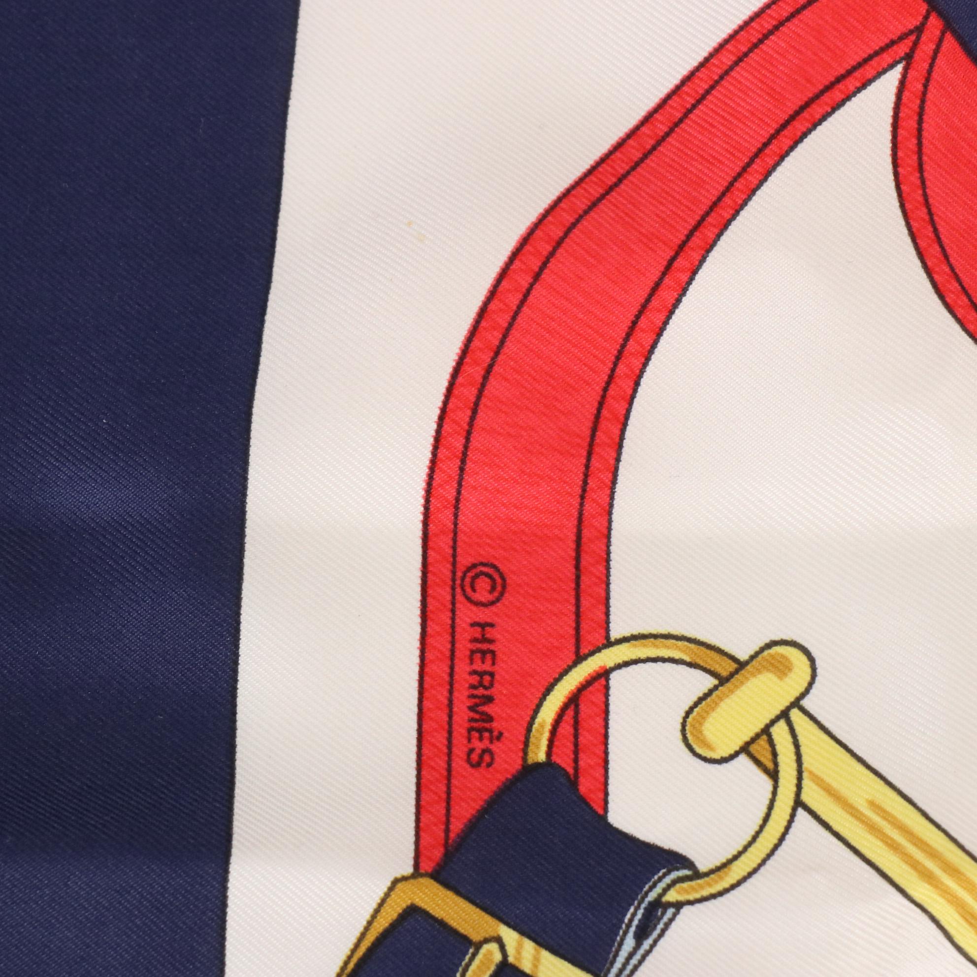 Hermès "Eperon d'Or" Silk Twill Scarf