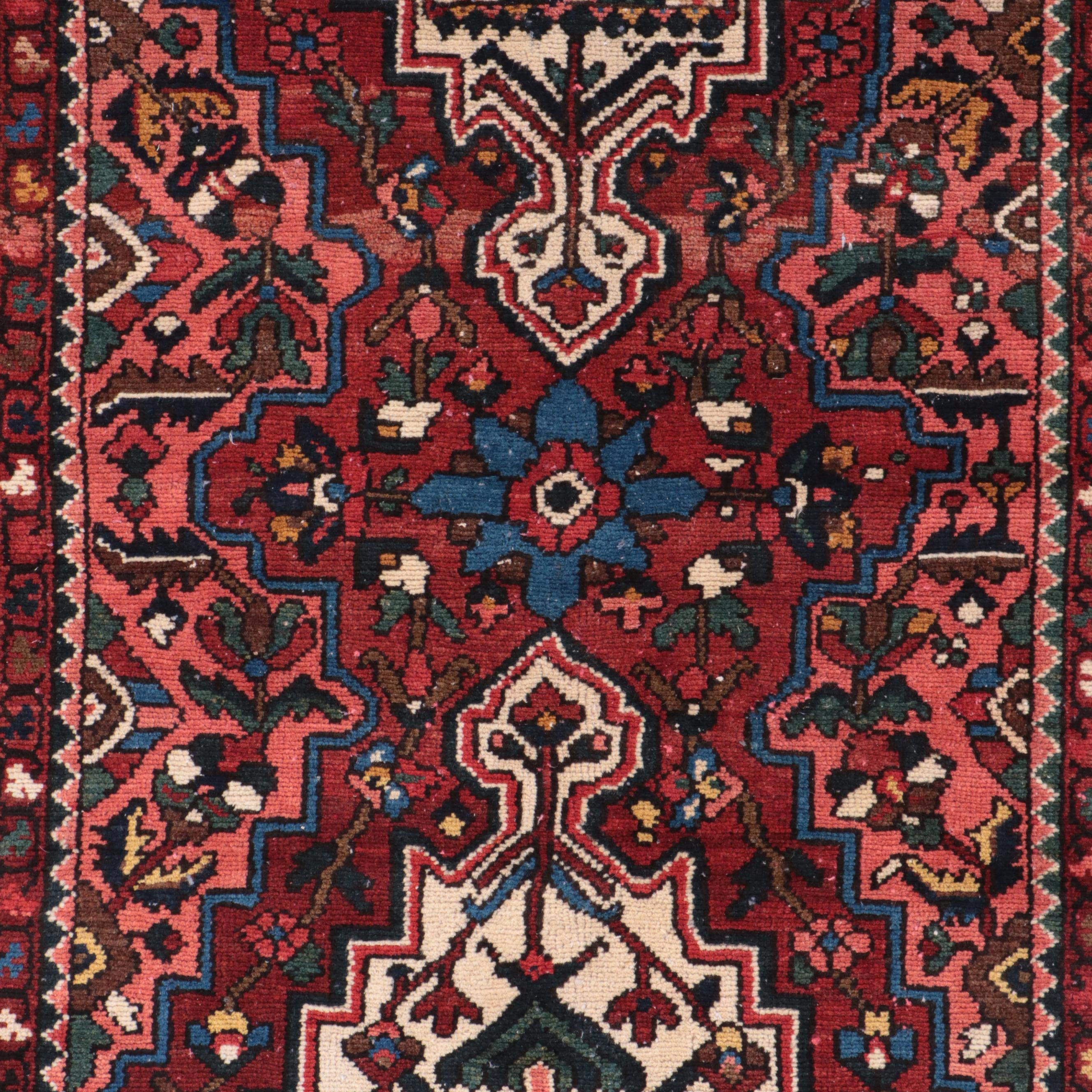 4' x 9'6 Hand-Knotted Persian Hamadan Long Area Rug