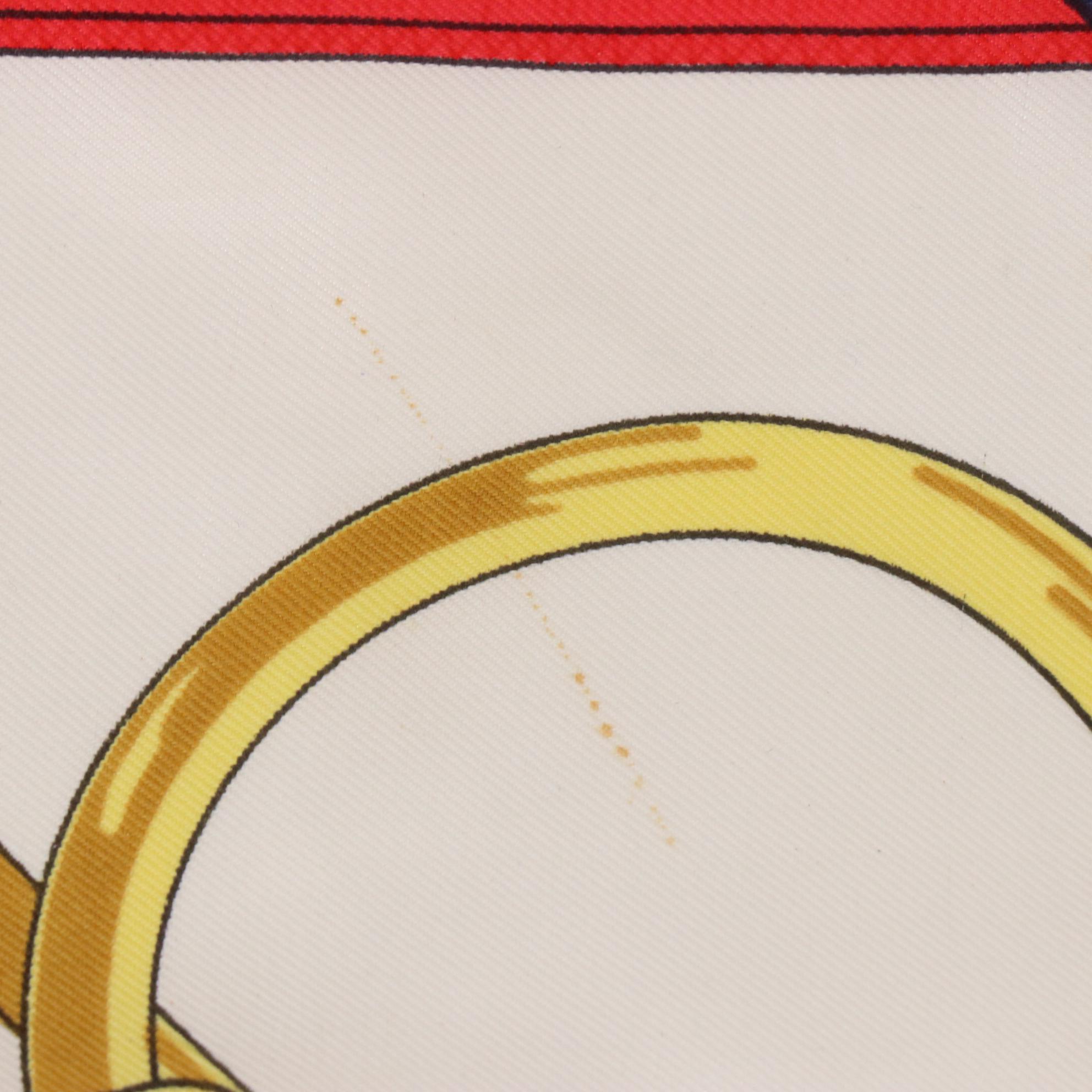 Hermès "Eperon d'Or" Silk Twill Scarf