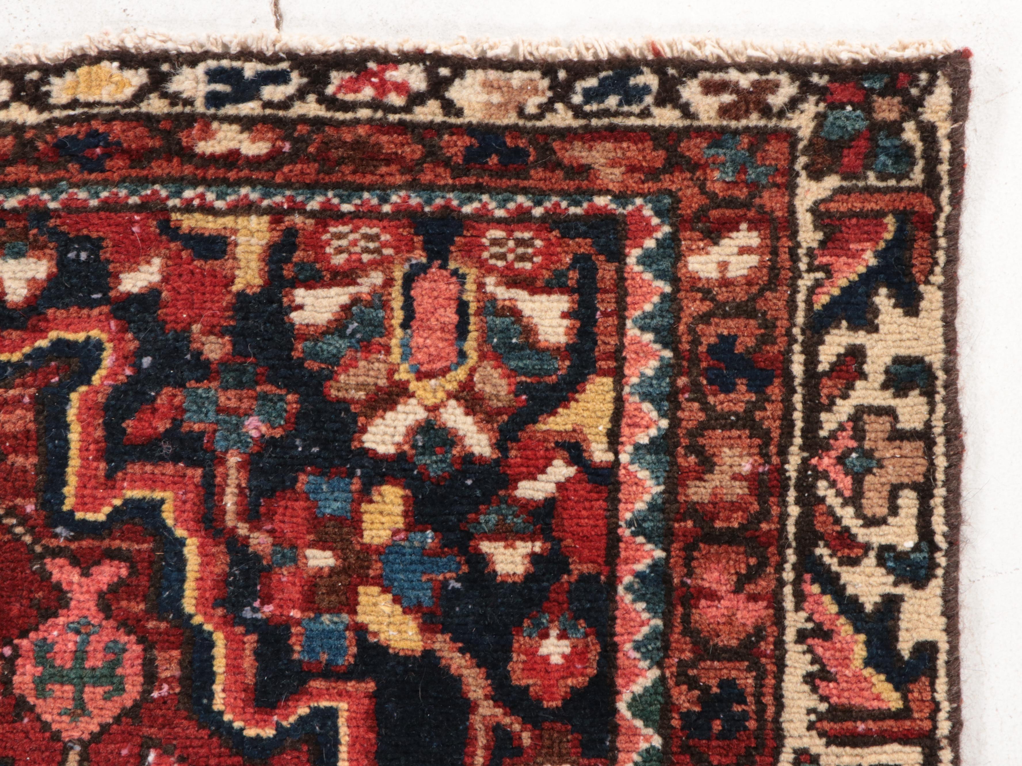 4' x 9'6 Hand-Knotted Persian Hamadan Long Area Rug