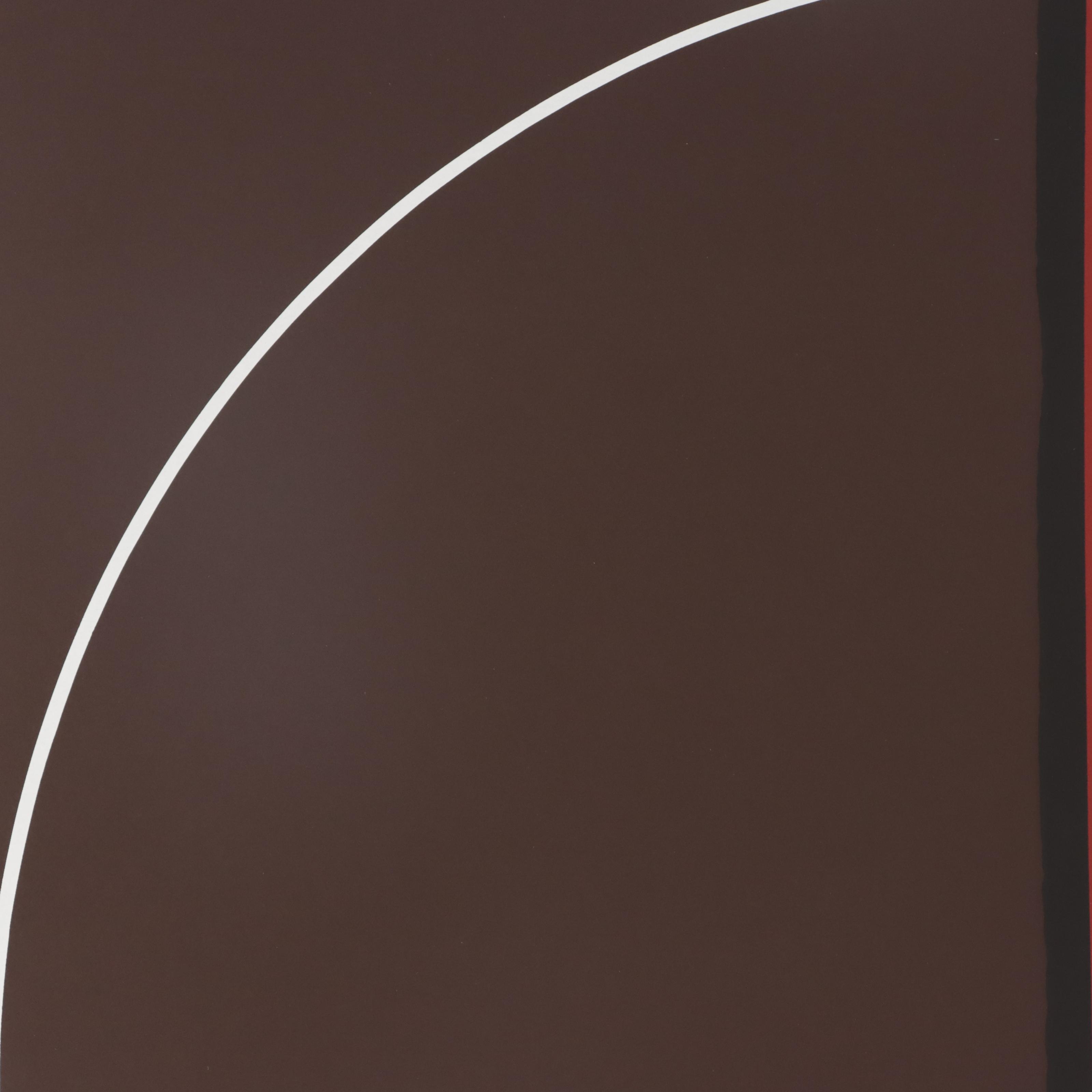 Thomas Whelan Benton Serigraph "Earth Series - Red II," 1981