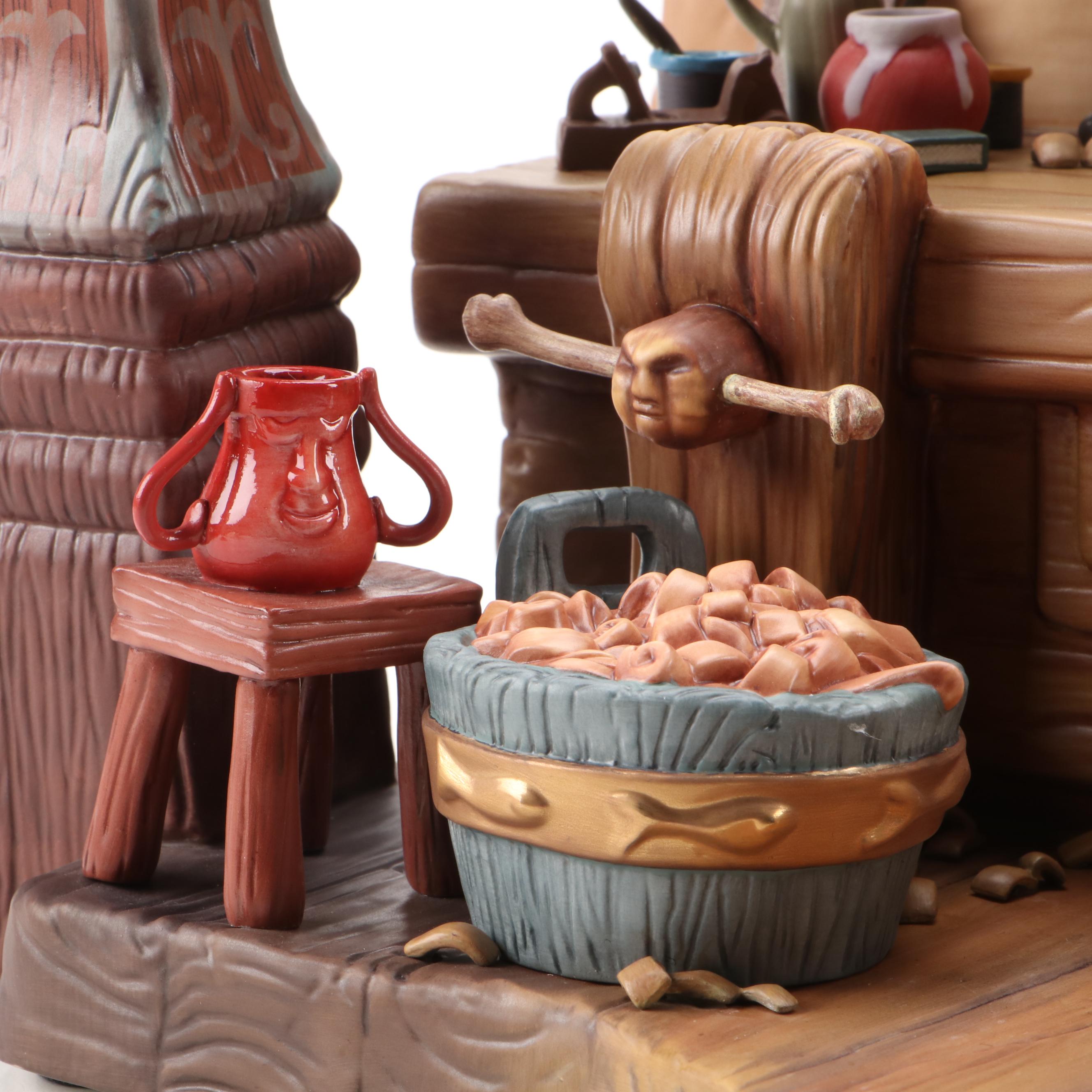 Walt Disney Classics "The Finishing Touch" with Pinocchio and Geppetto