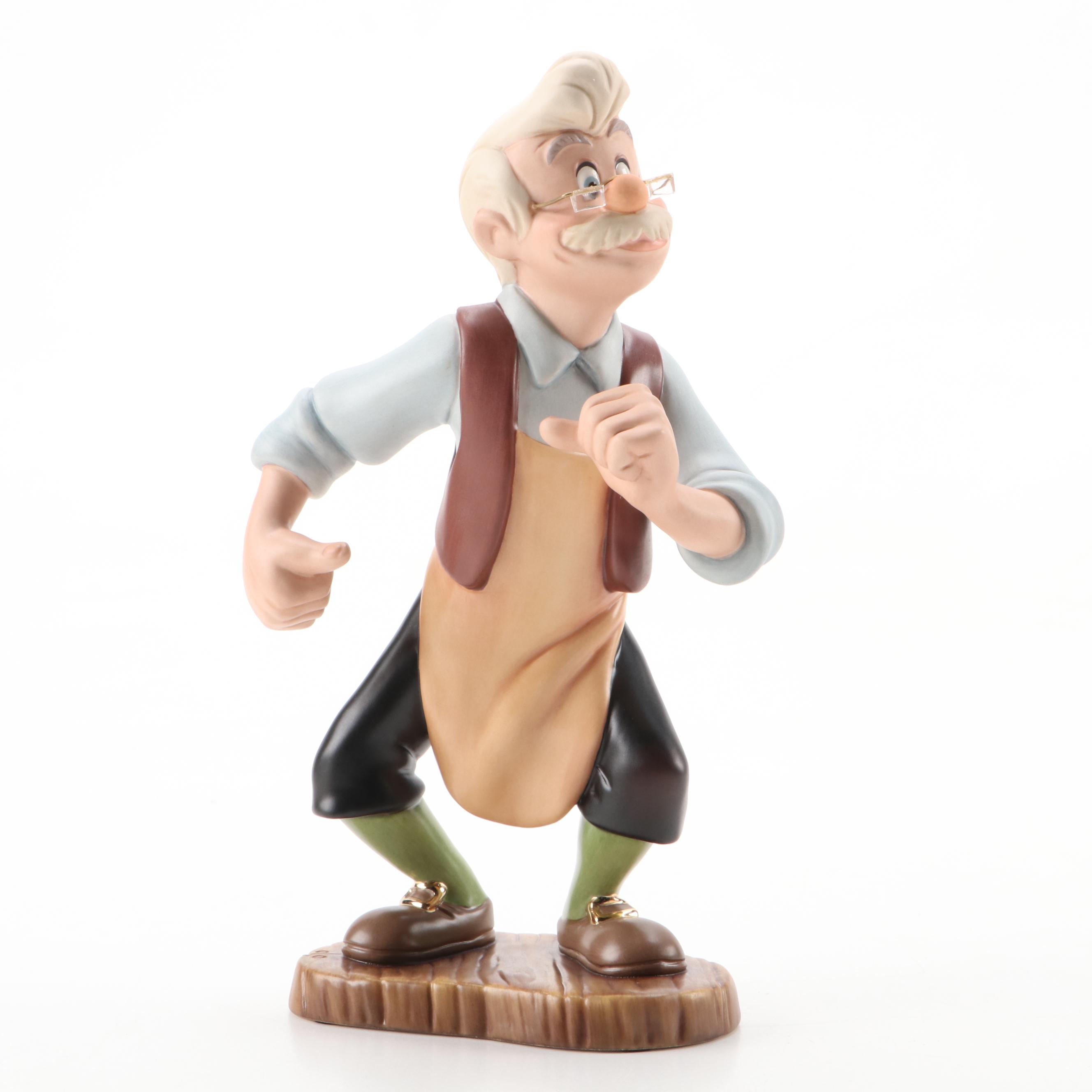 Walt Disney Classics "The Finishing Touch" with Pinocchio and Geppetto