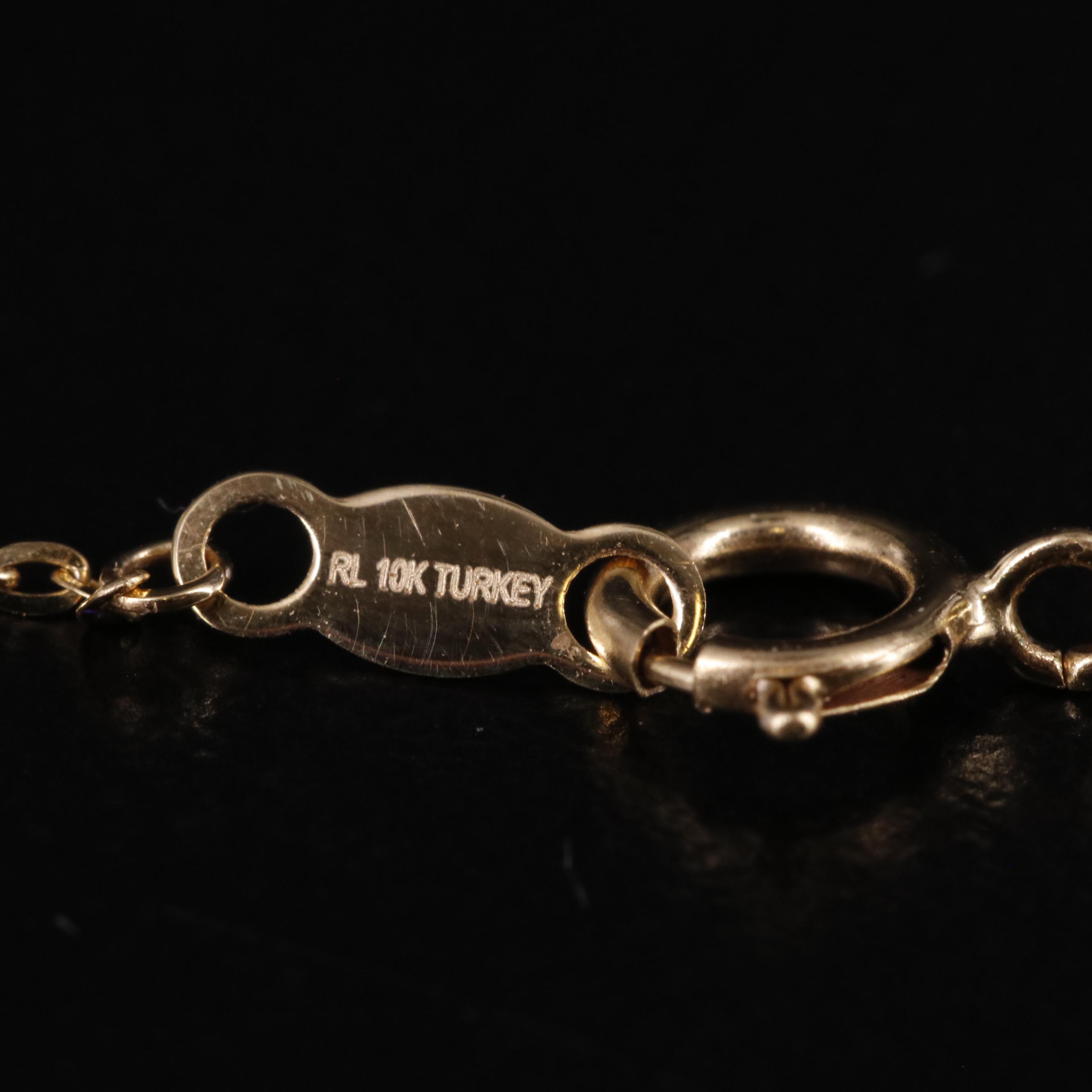 10K "Mama" and Heart Necklace