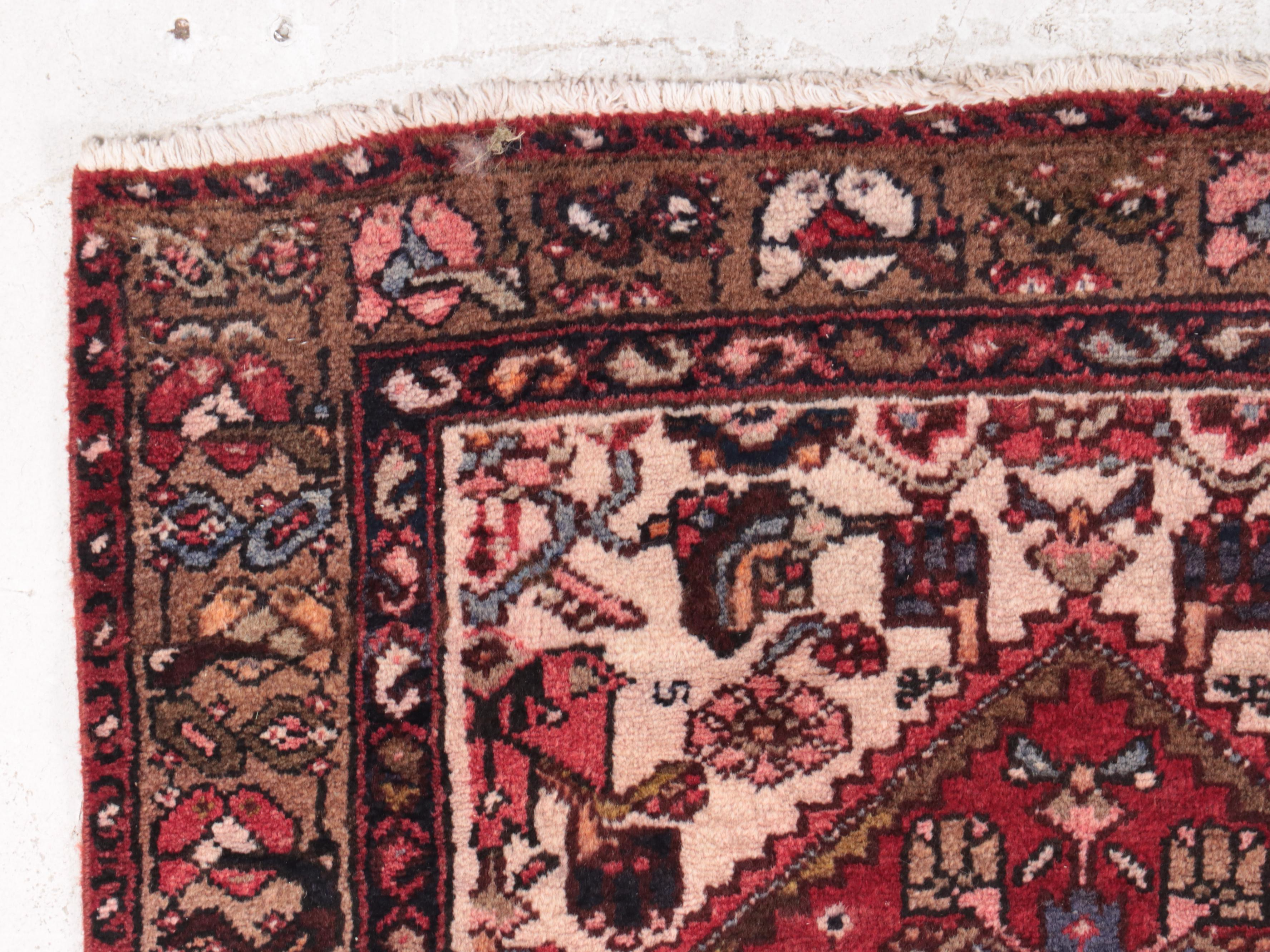 3'5 x 9'8 Hand-Knotted Persian Hamadan Long Rug