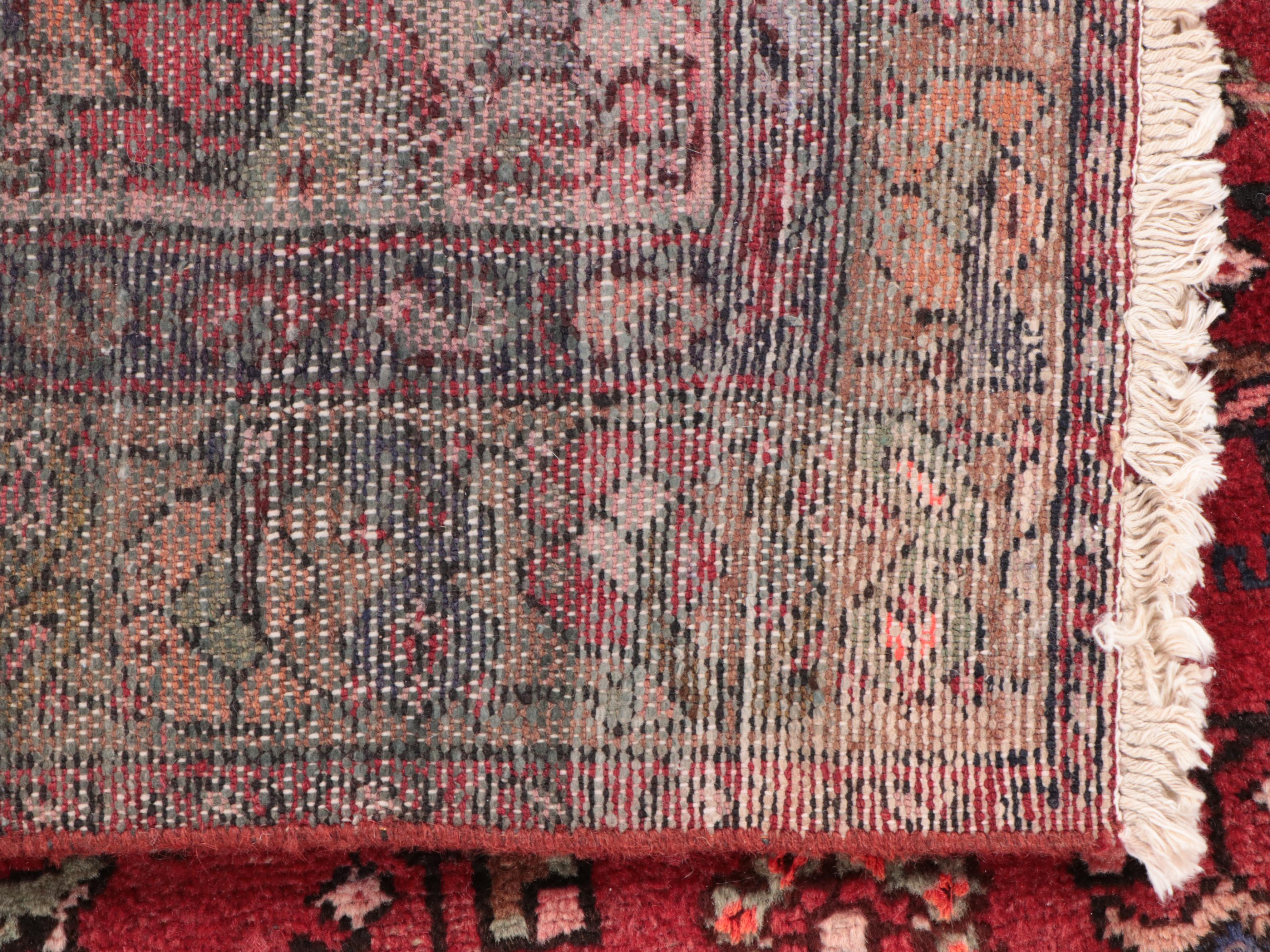 3'5 x 9'8 Hand-Knotted Persian Hamadan Long Rug
