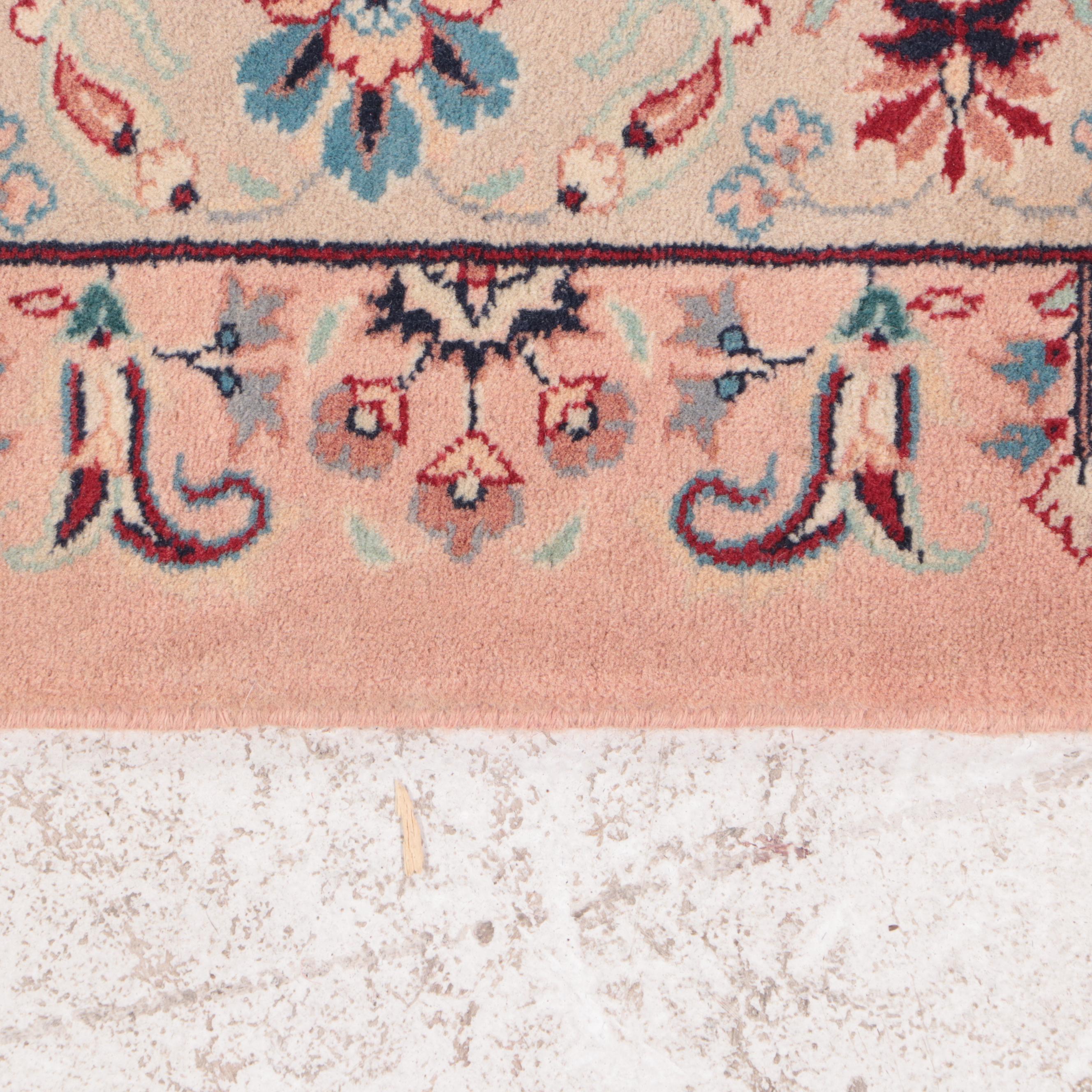 9'1 x 13'2 Hand-Knotted Persian Kerman Room Sized Rug