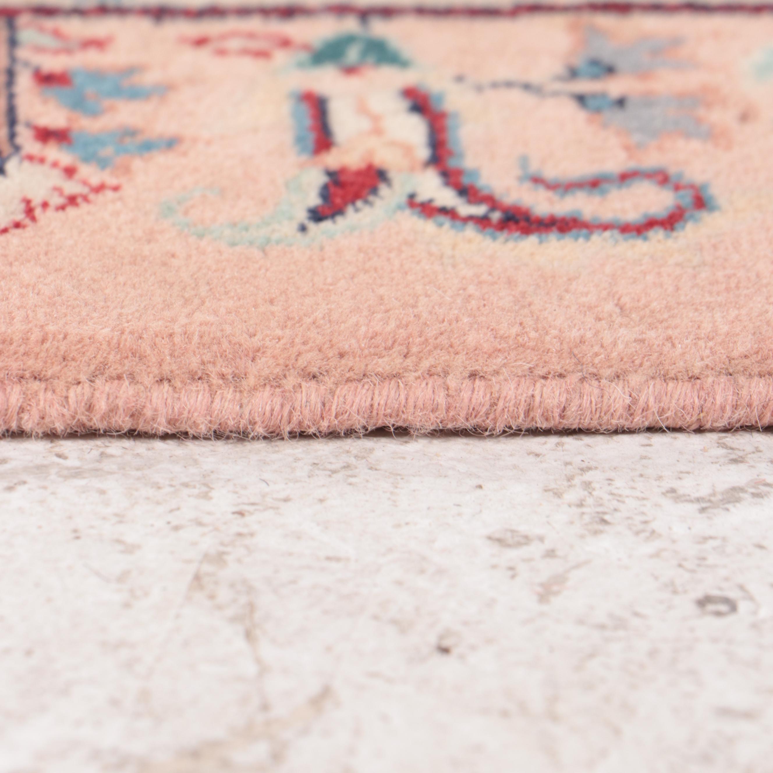 9'1 x 13'2 Hand-Knotted Persian Kerman Room Sized Rug