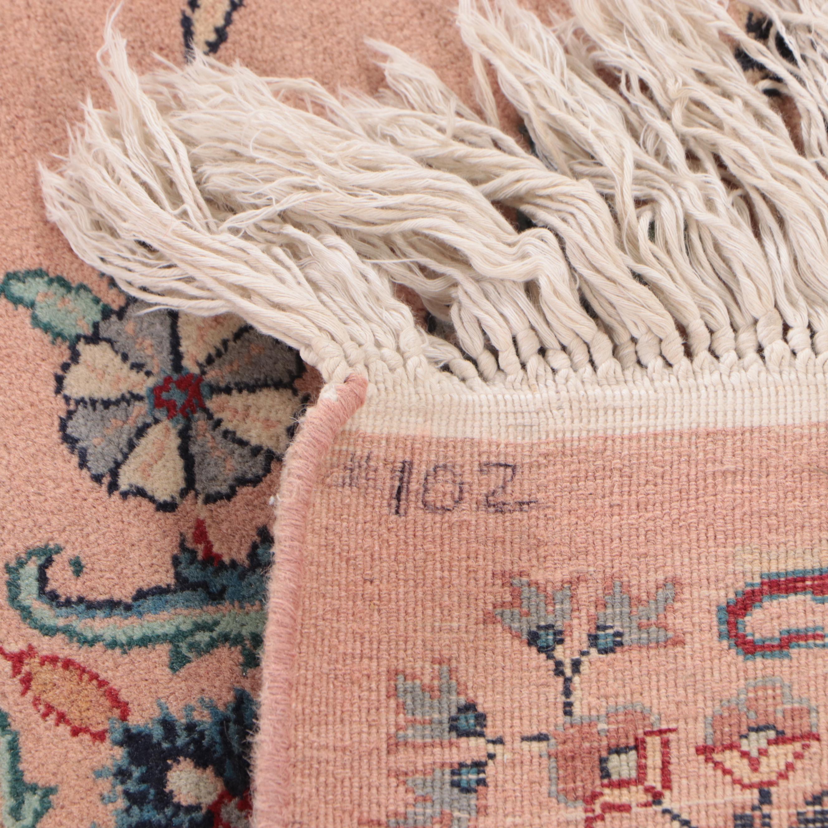 9'1 x 13'2 Hand-Knotted Persian Kerman Room Sized Rug