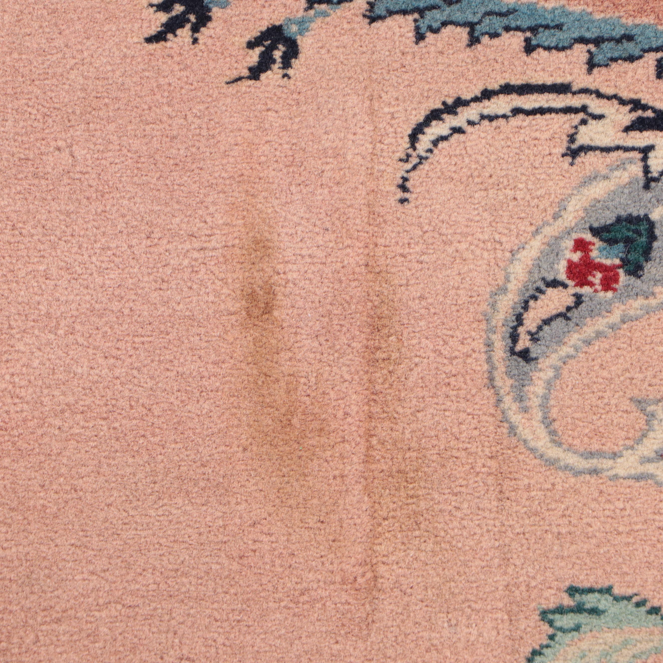 9'1 x 13'2 Hand-Knotted Persian Kerman Room Sized Rug