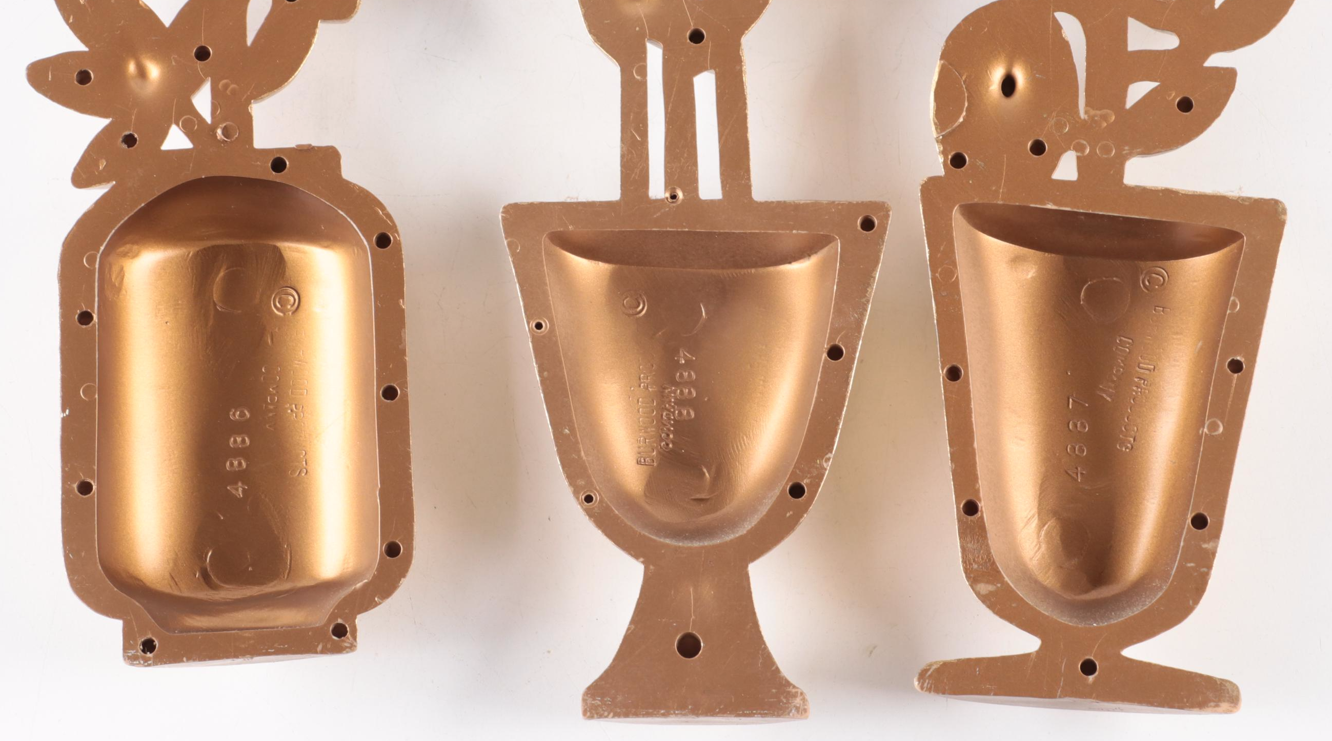 Syroco and Other Gold-Finish Plastic Wall Decorations