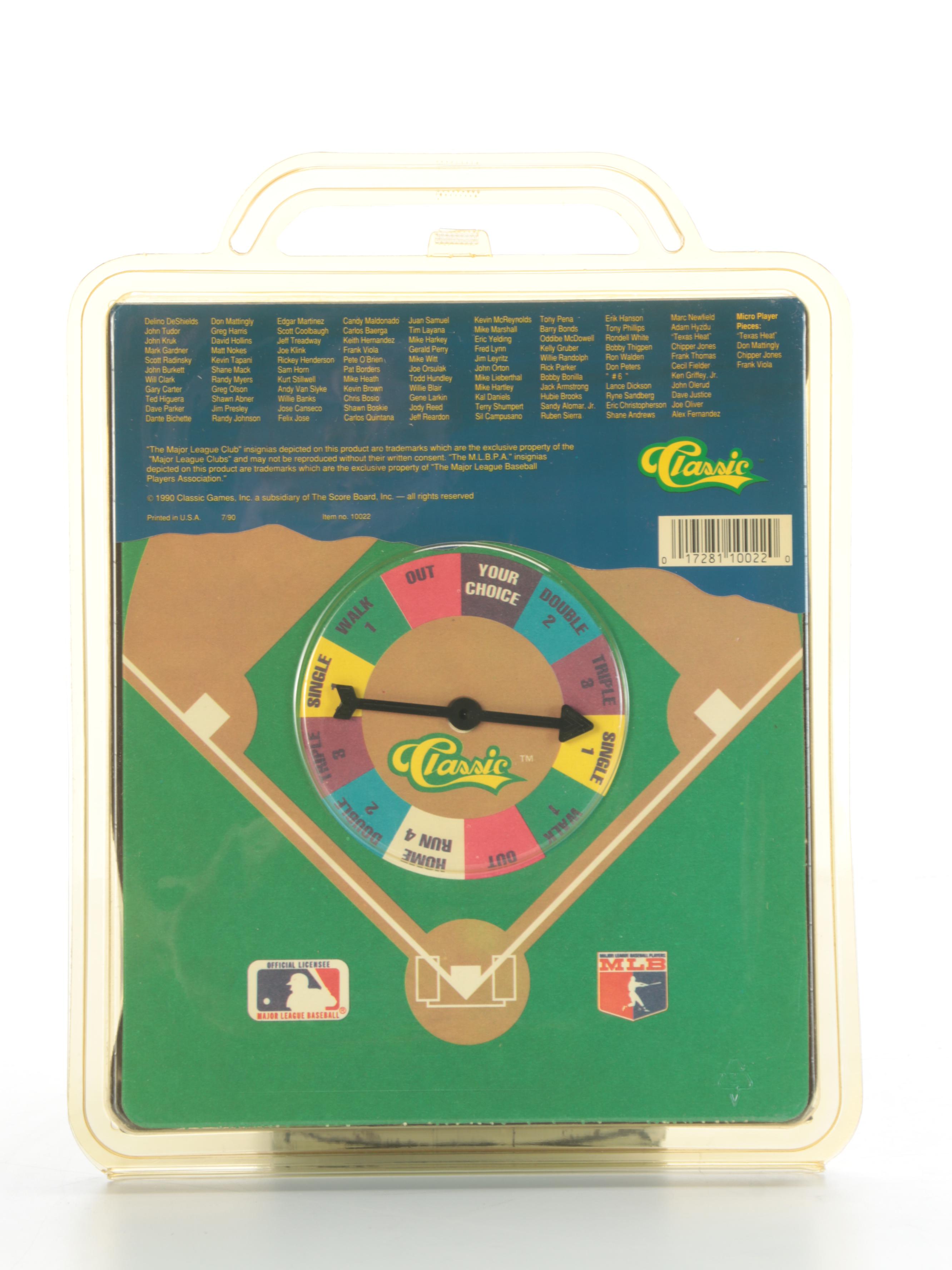 Sealed Classic Major League Baseball Trivia Board Games, with Ken Griffey Jr.