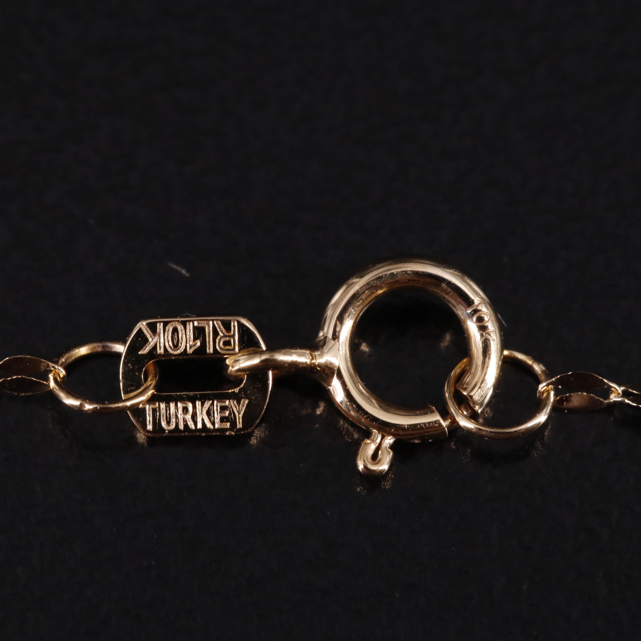 10K Mirror Chain Necklace