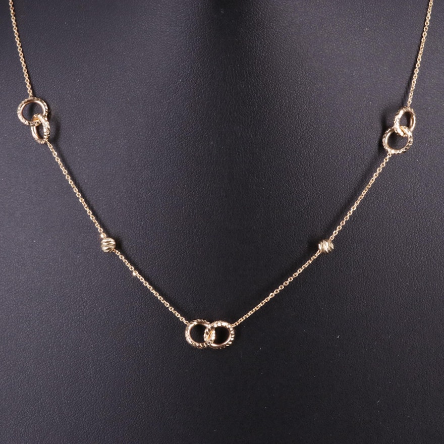 14K Cable Chain Necklace