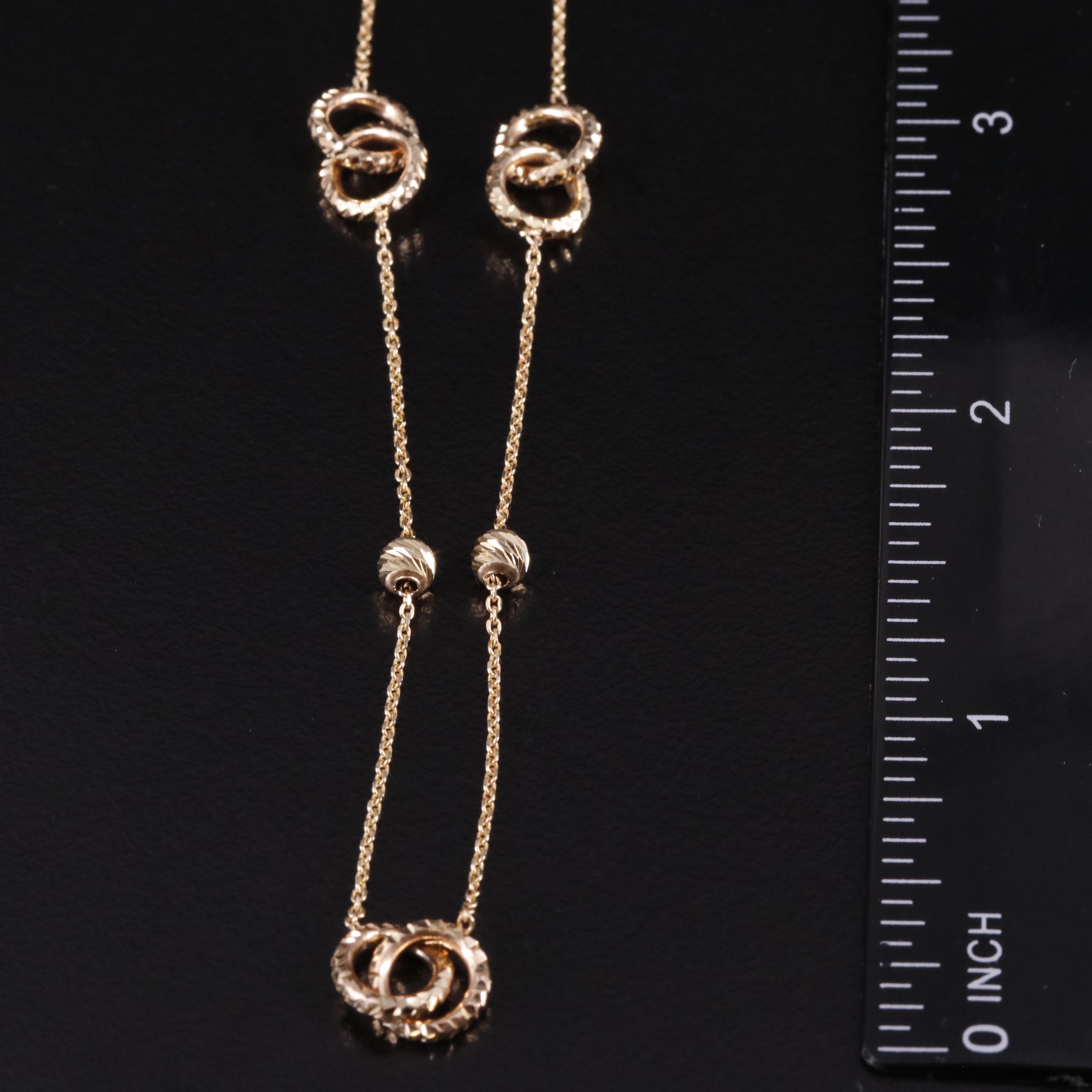 14K Cable Chain Necklace