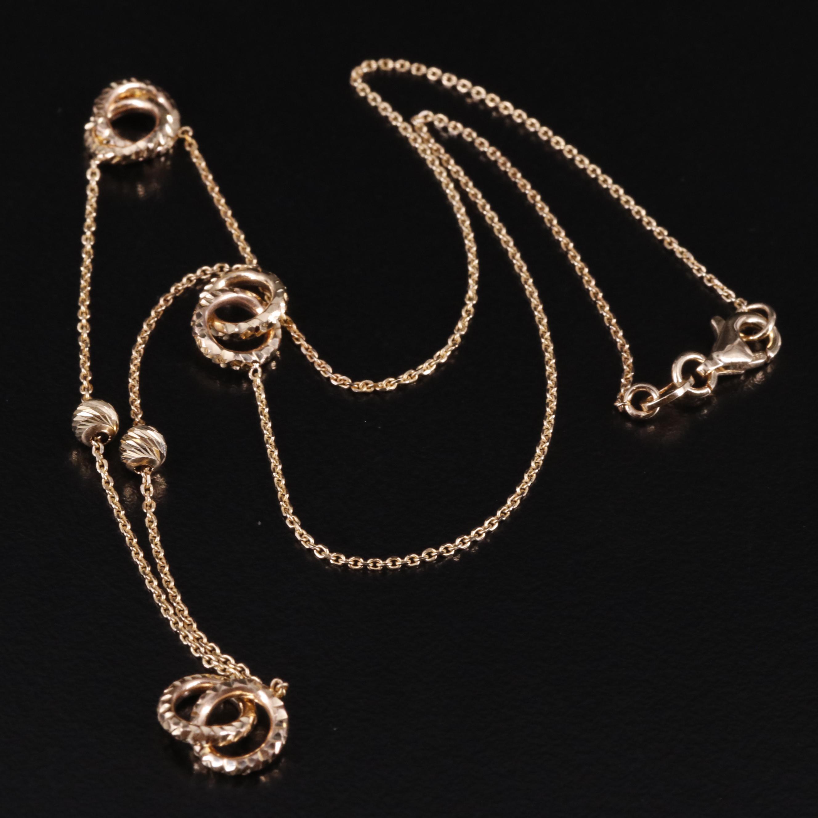 14K Cable Chain Necklace