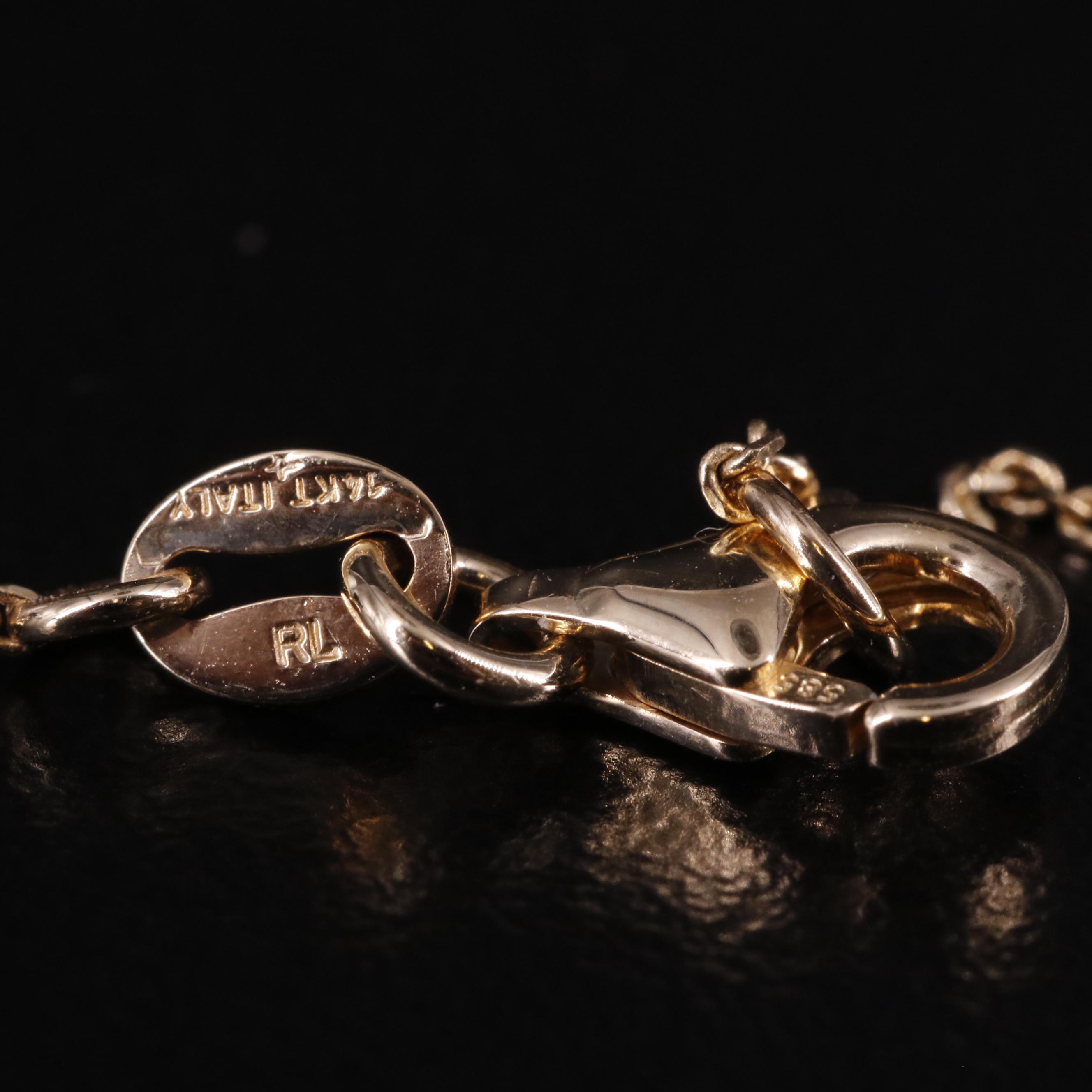 14K Cable Chain Necklace