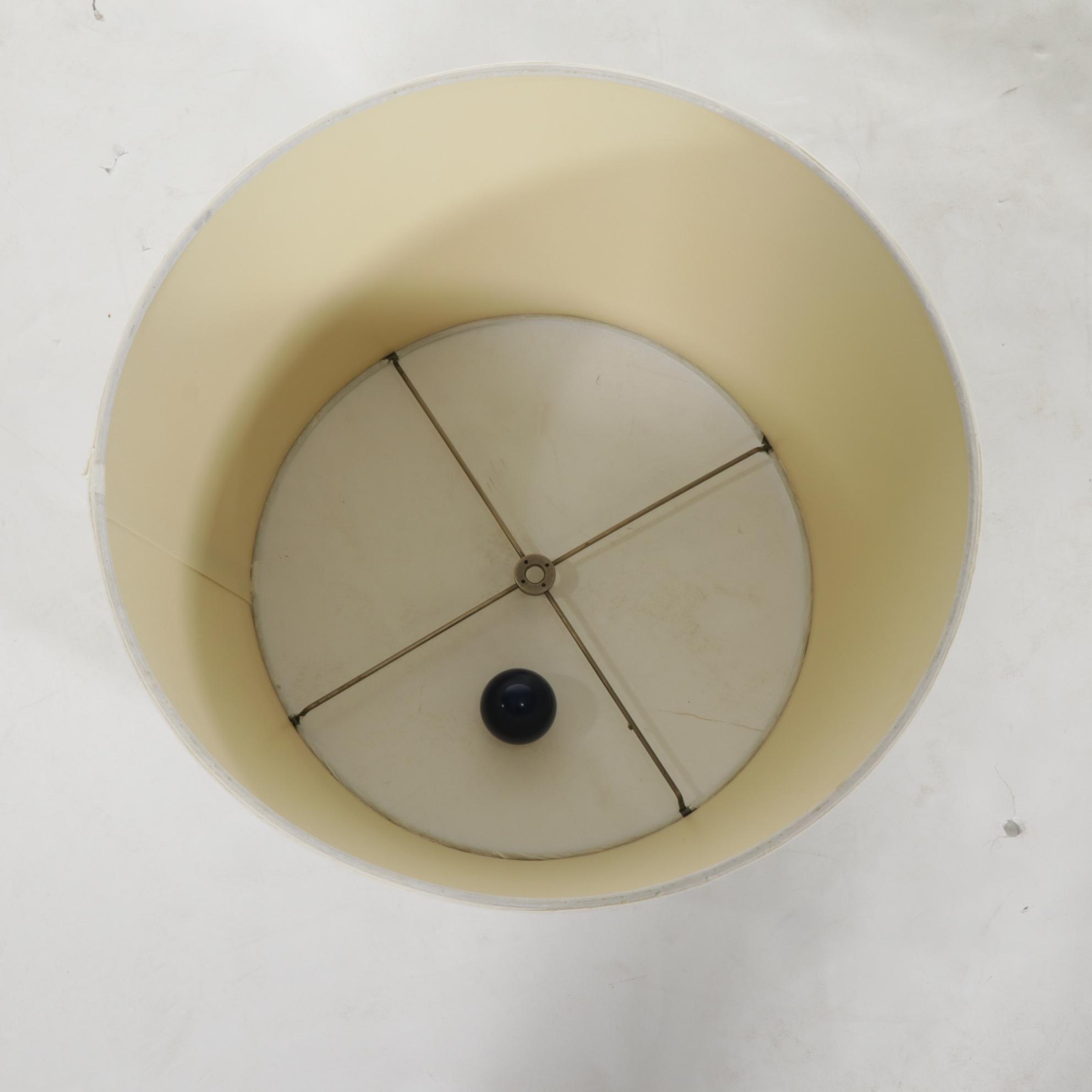 Chinese Blue and White Porcelain Gu Beaker Vase Table Lamps