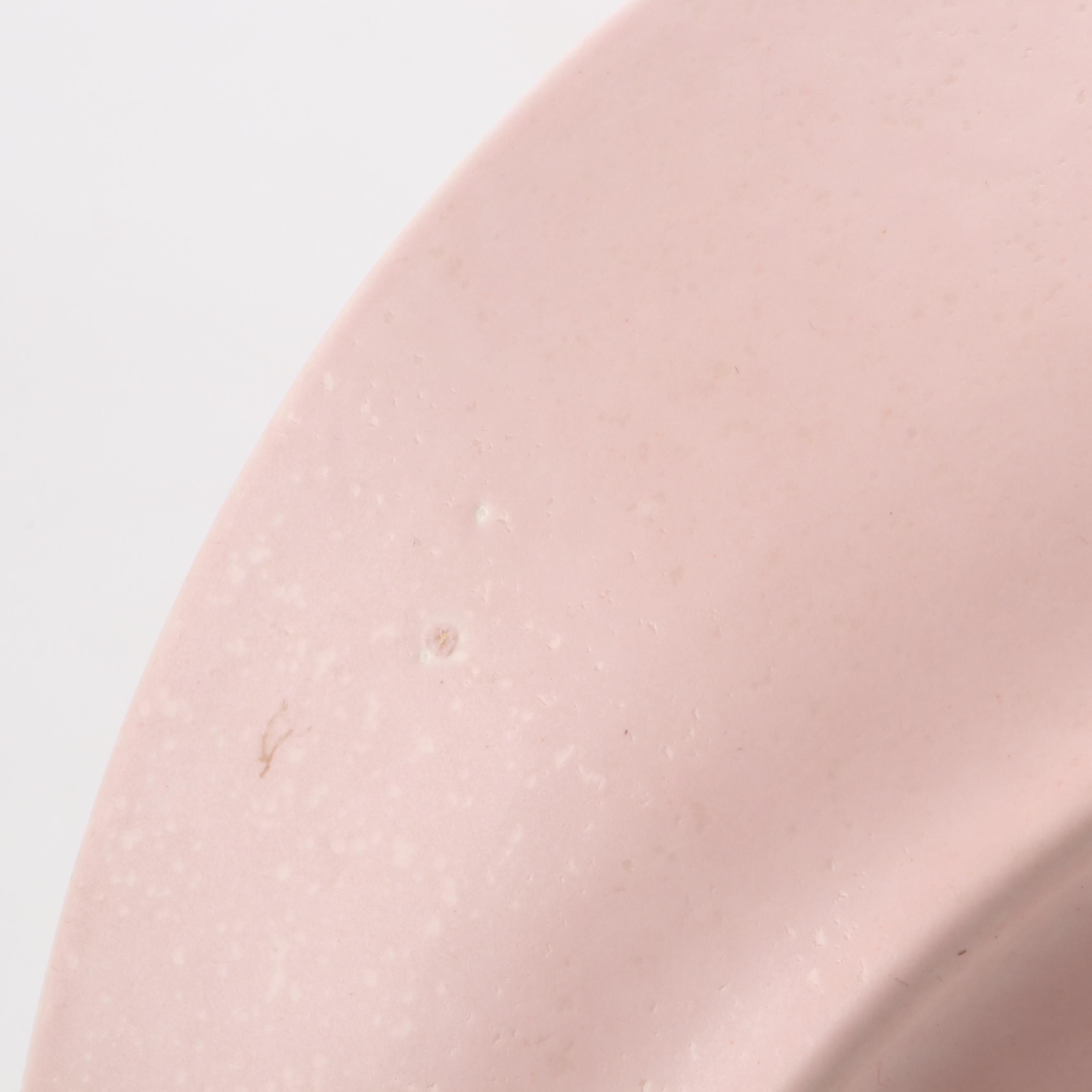 Mid Century Modern Pink Glazed Ceramic Tableware, Mid to Late 20th Century