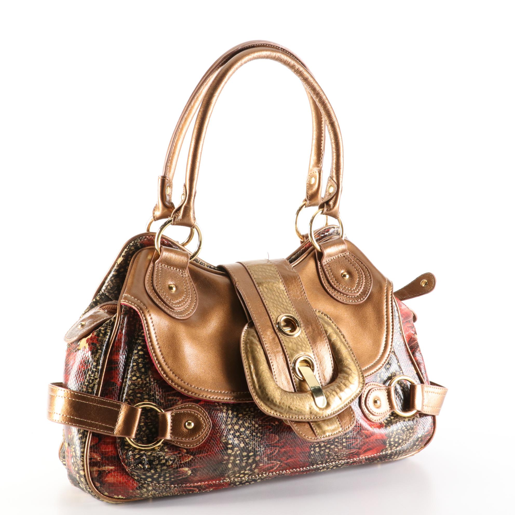 Sharif and Oryany Leather and Mixed Media Shoulder Bags