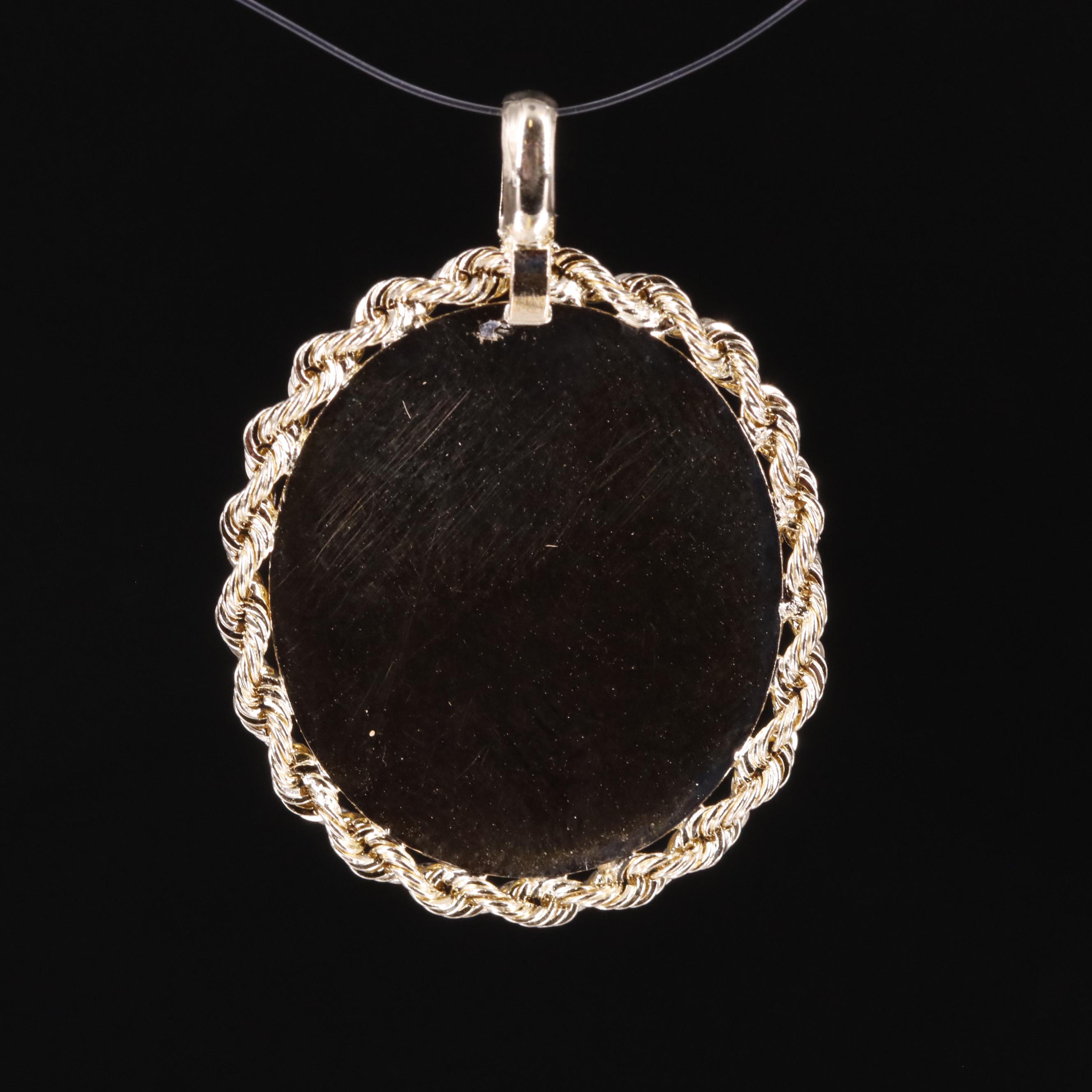 10K Madonna and Child Pendant