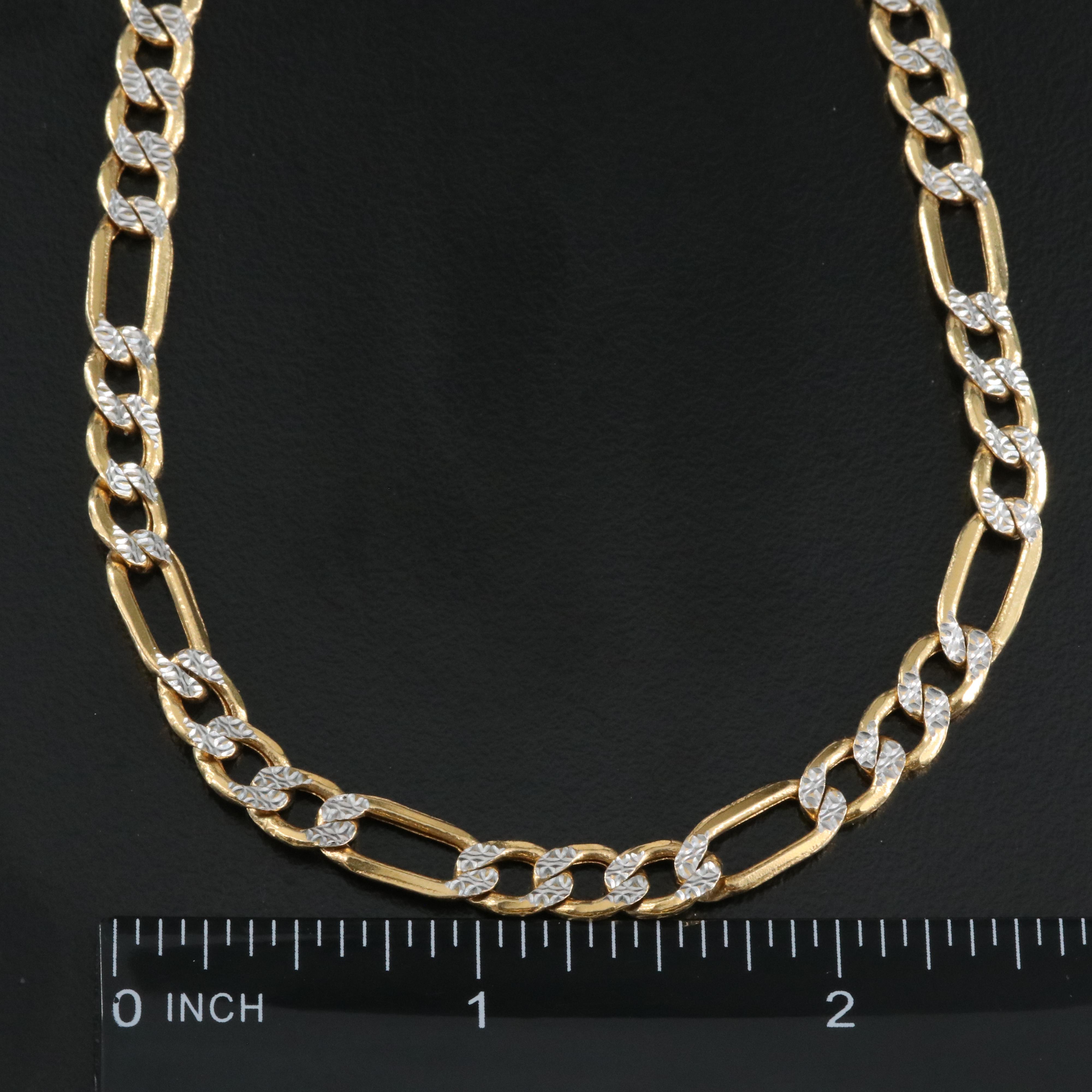 14K Figaro Chain
