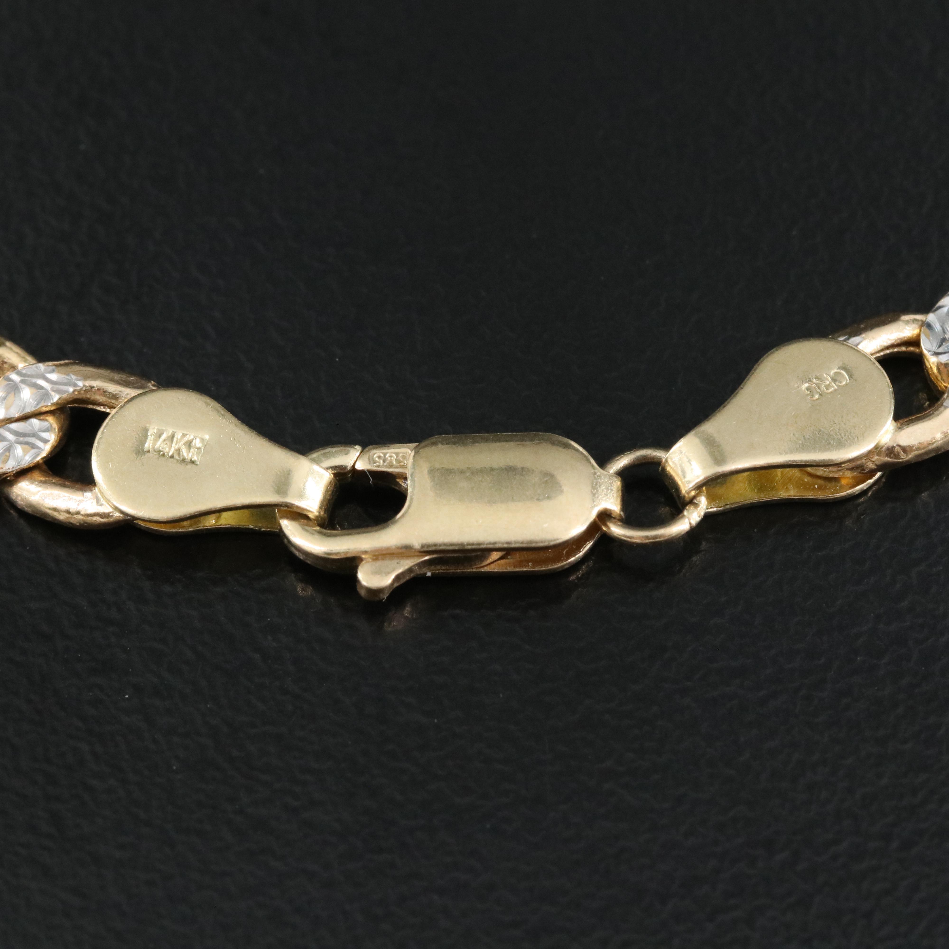 14K Figaro Chain