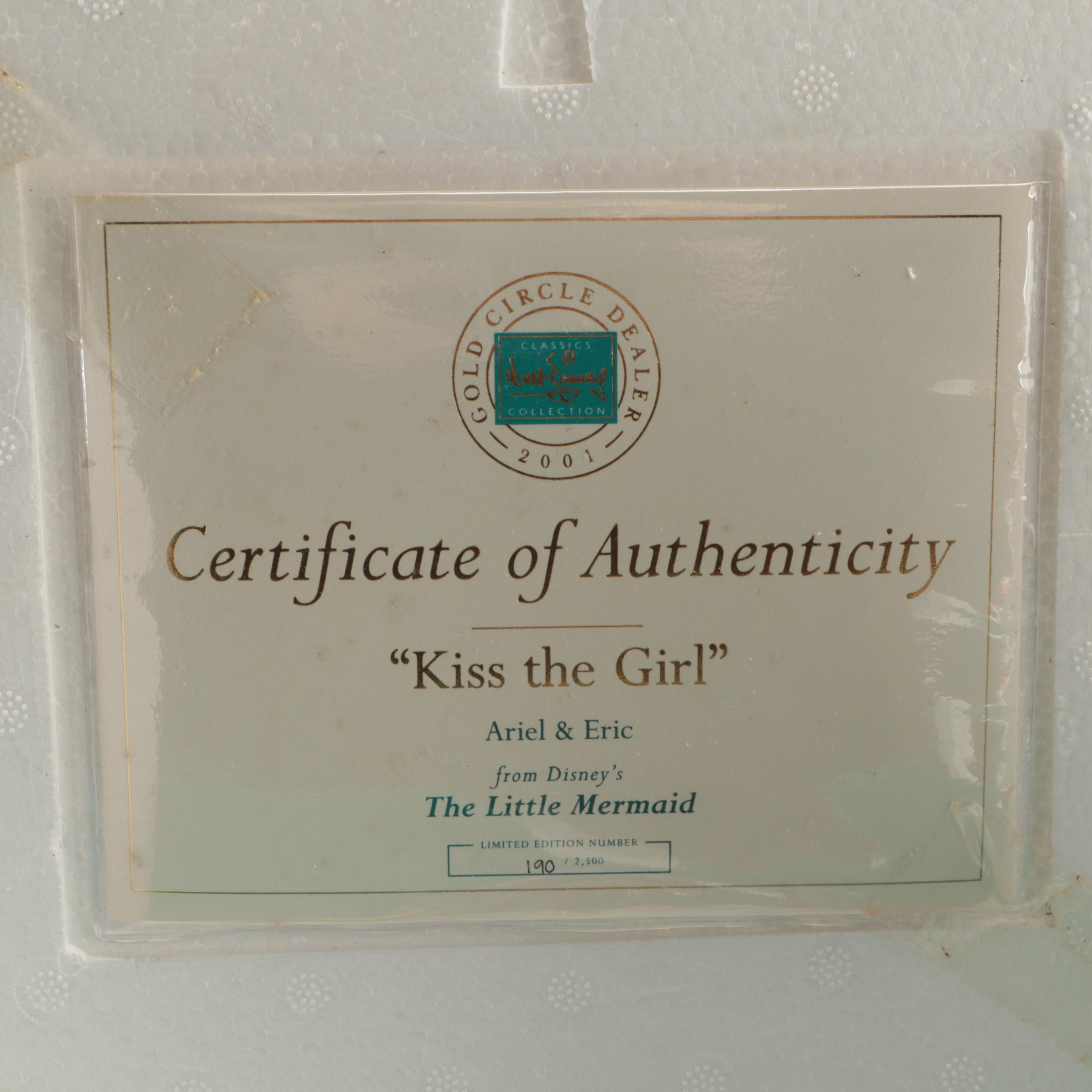 Walt Disney Classics Collection "The Little Mermaid" Ceramic Figurines