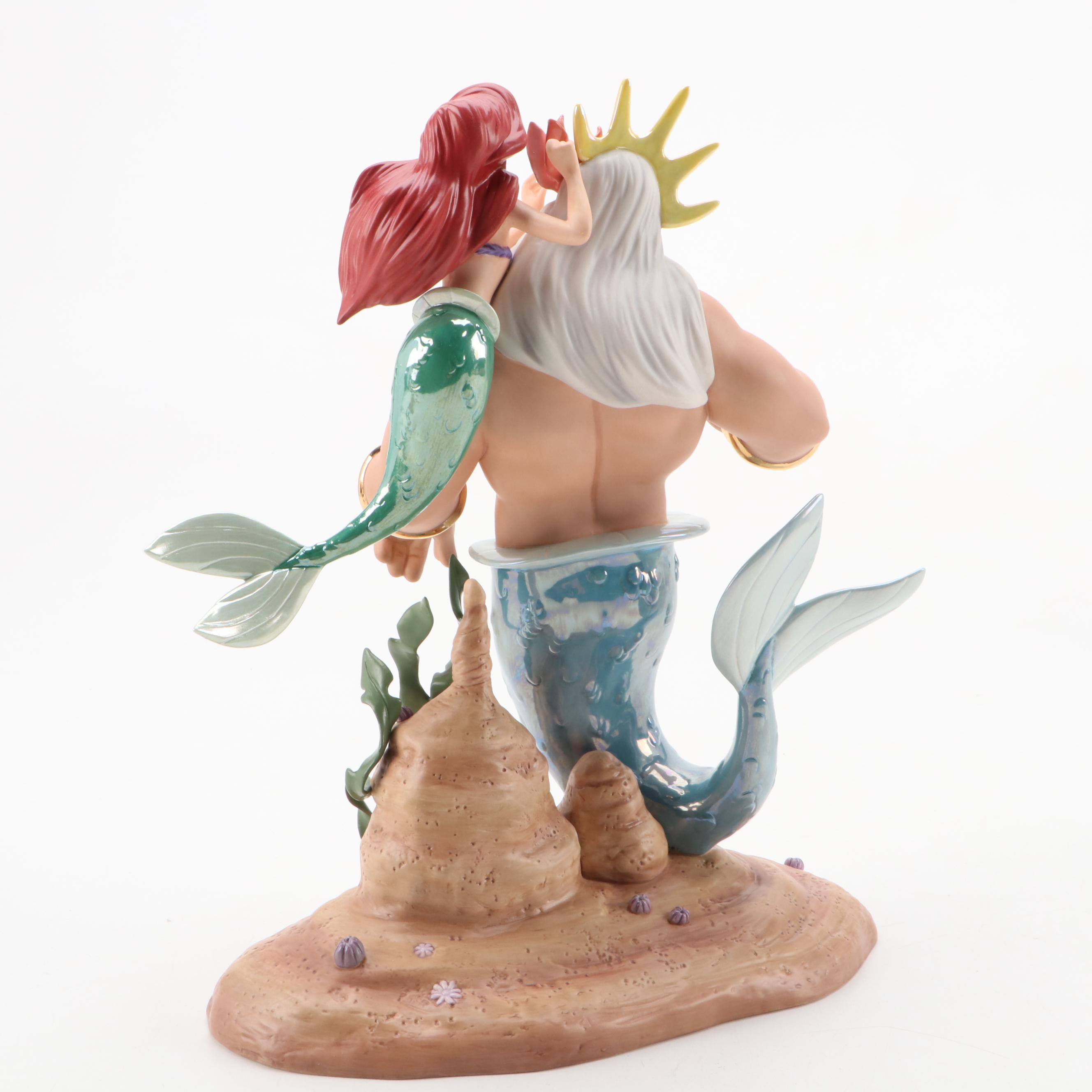 Walt Disney Classics Collection "The Little Mermaid" Ceramic Figurines