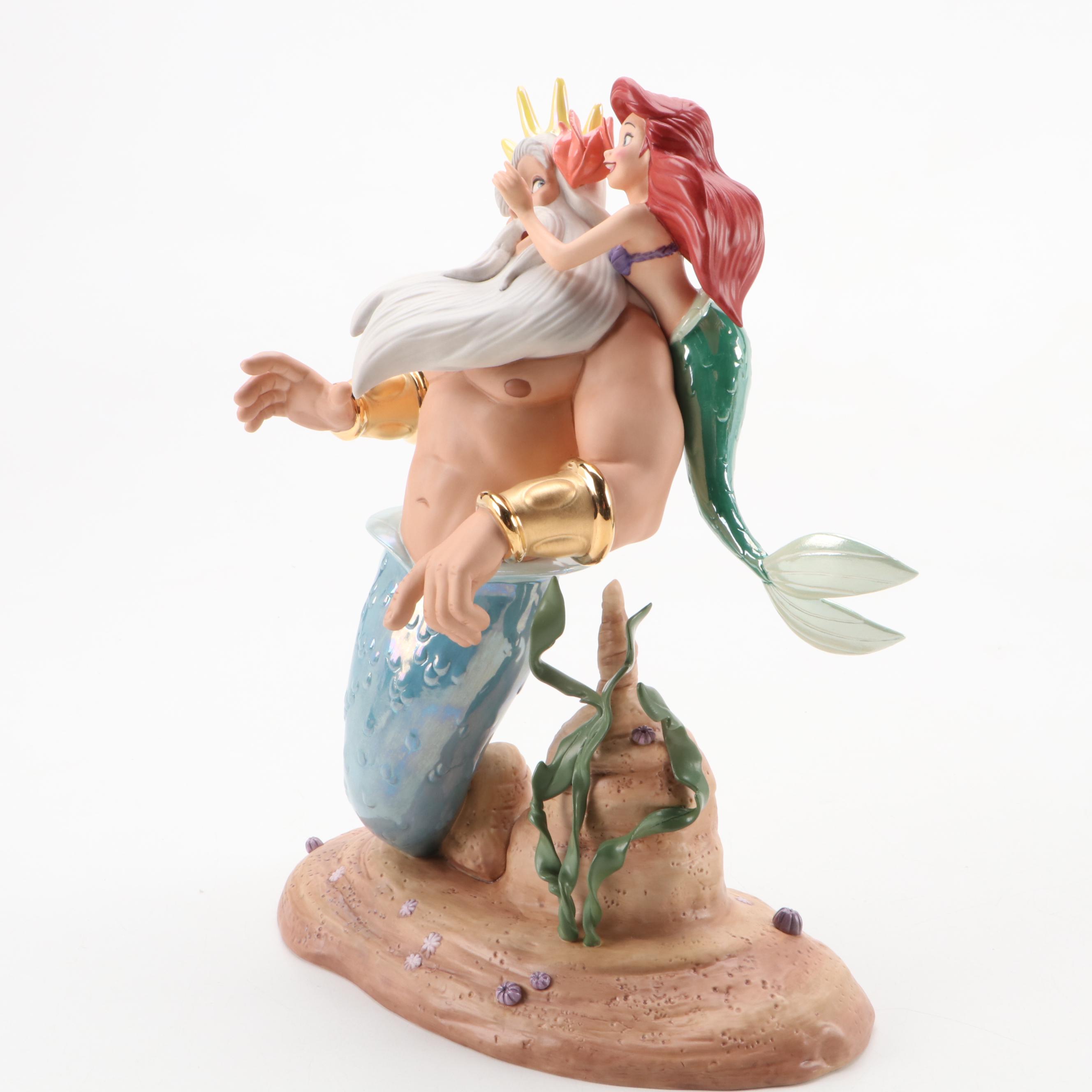 Walt Disney Classics Collection "The Little Mermaid" Ceramic Figurines