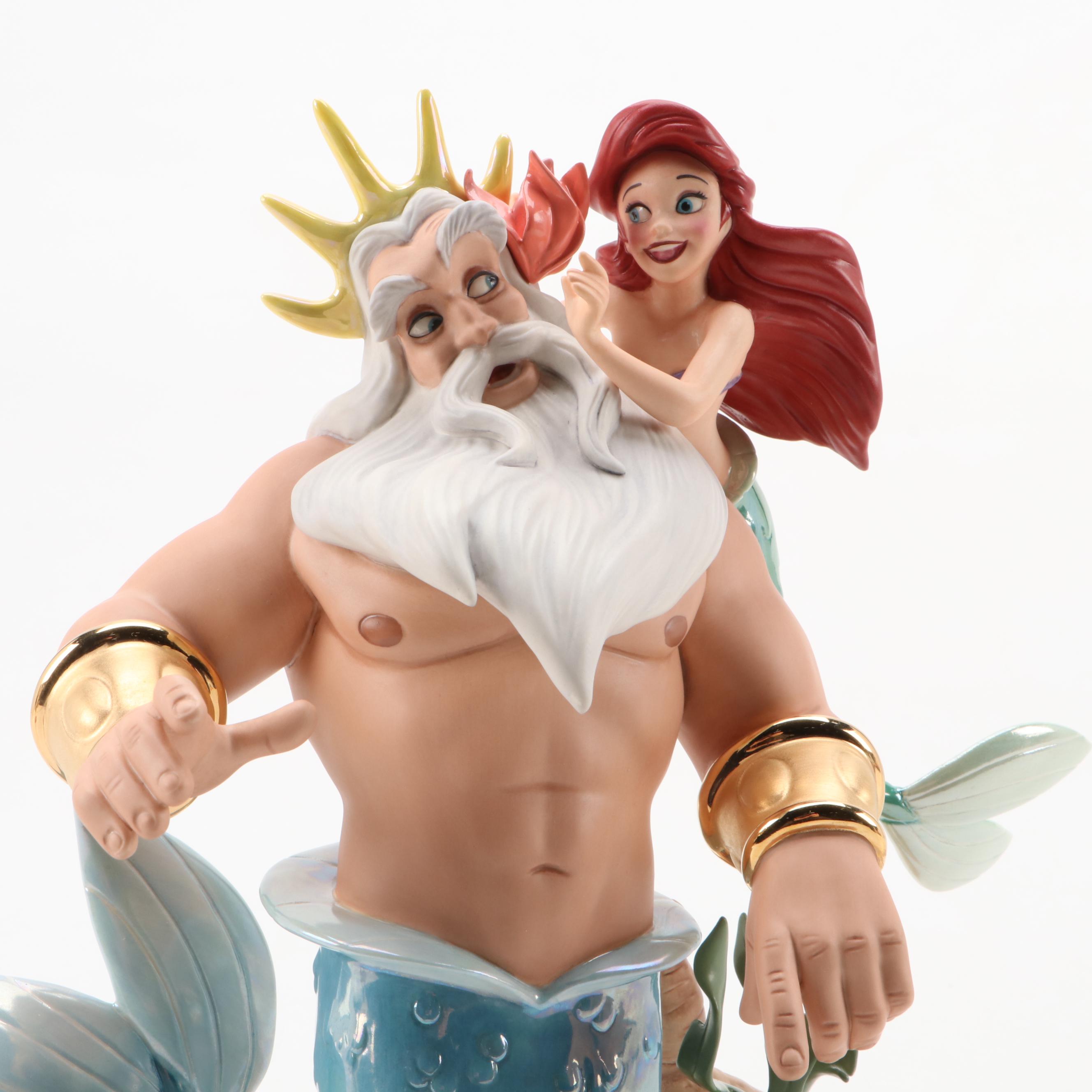 Walt Disney Classics Collection "The Little Mermaid" Ceramic Figurines
