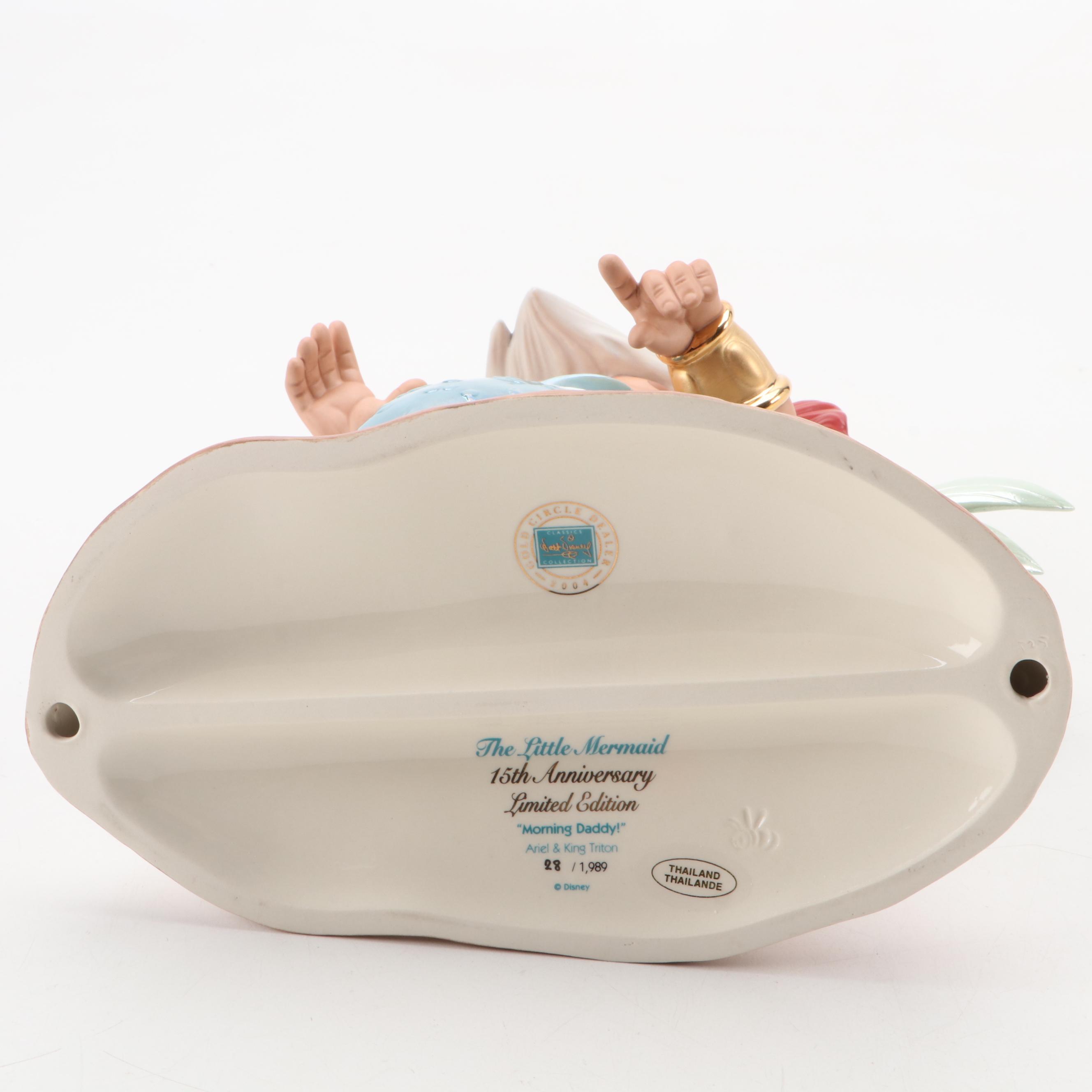 Walt Disney Classics Collection "The Little Mermaid" Ceramic Figurines