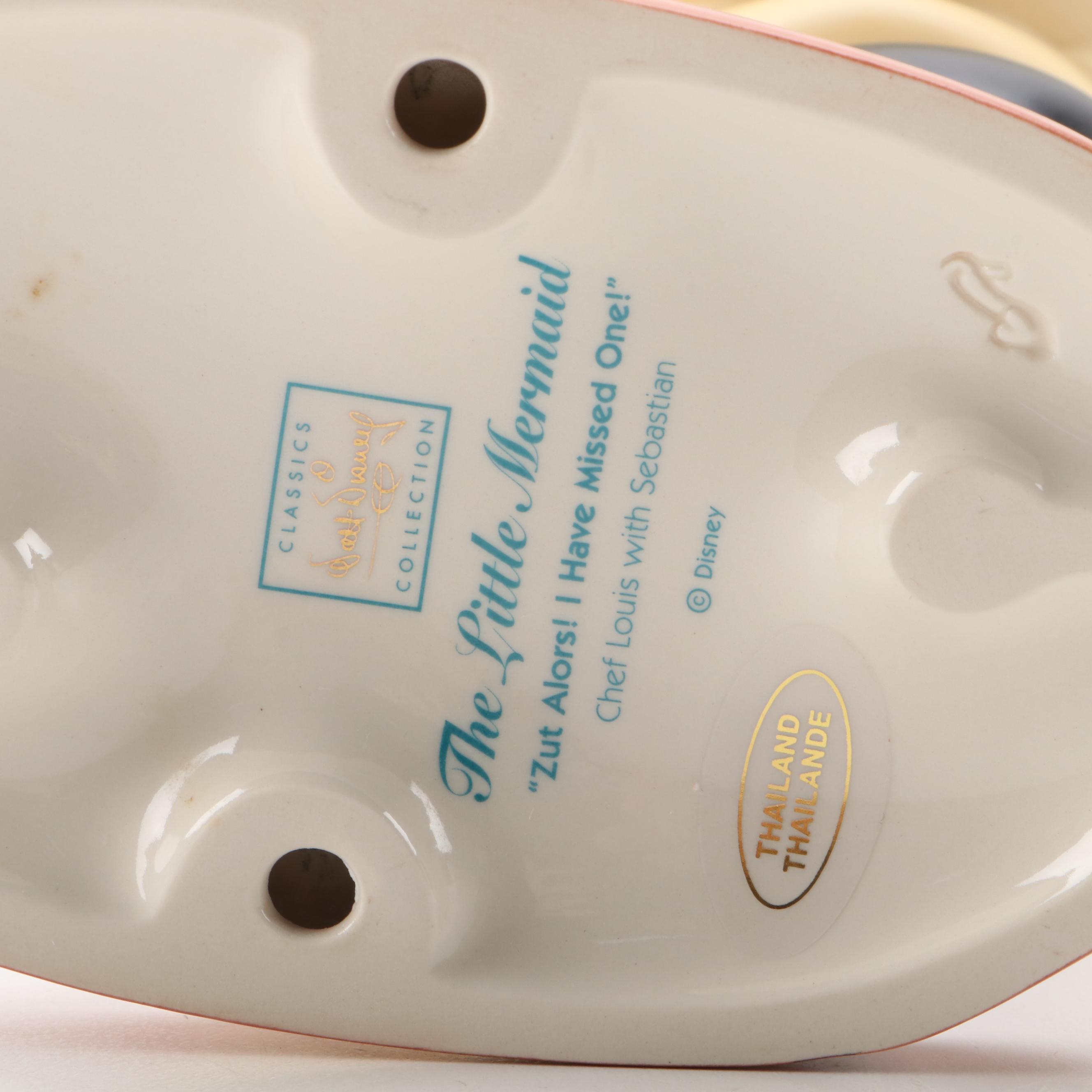 Walt Disney Classics Collection "The Little Mermaid" Ceramic Figurines