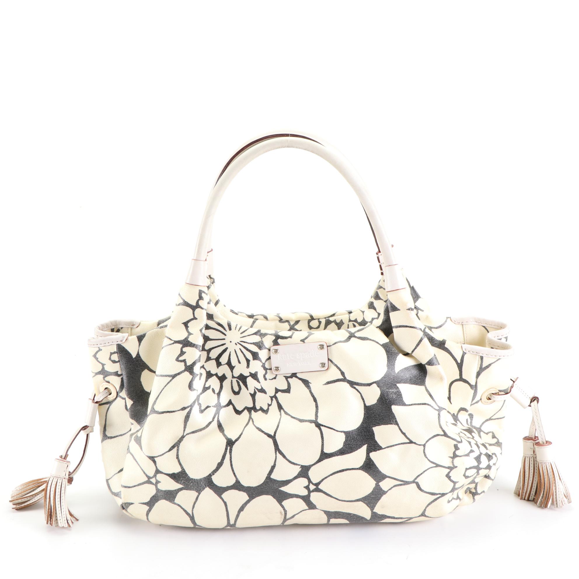 Kate Spade Canvas and Leather Shoulder Bags