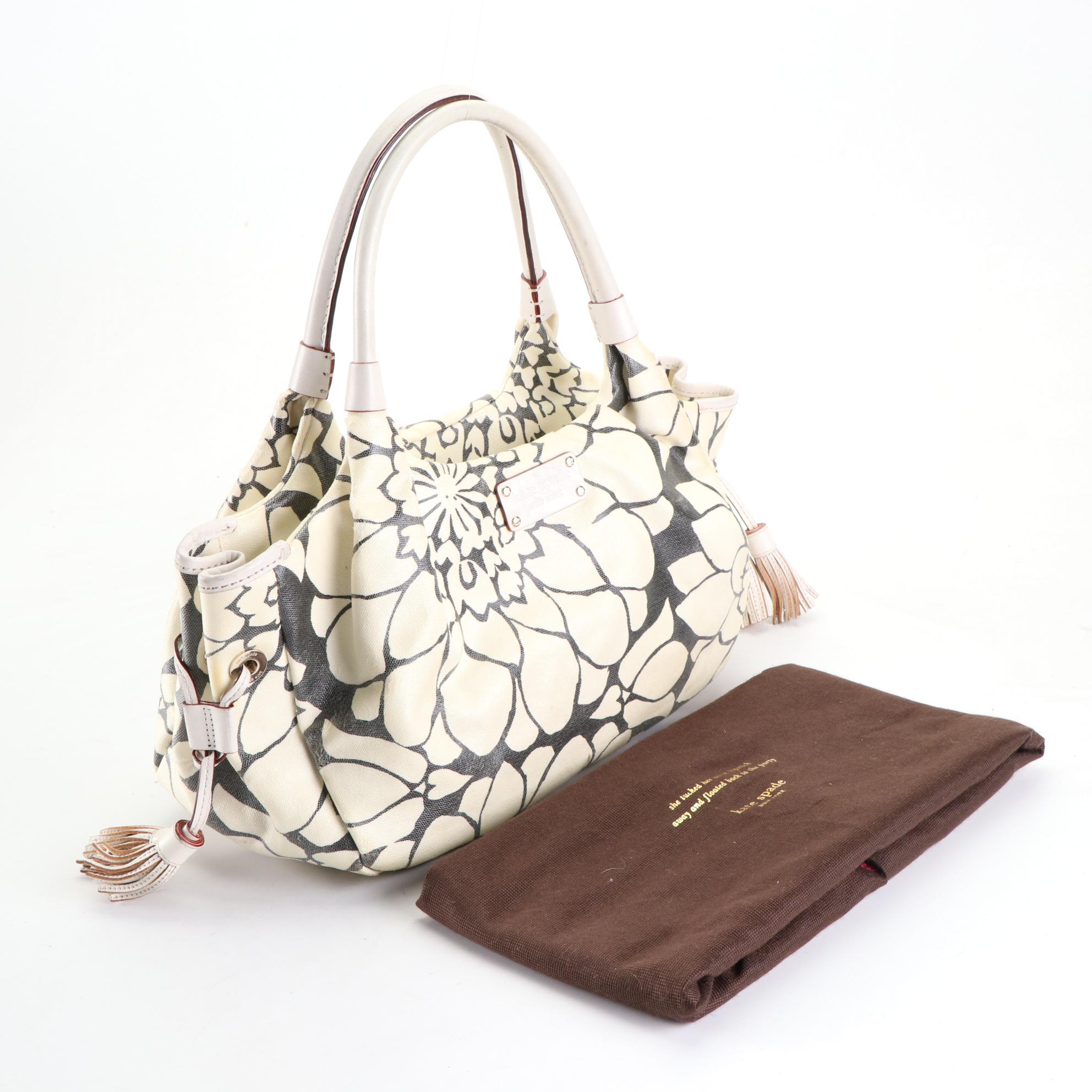 Kate Spade Canvas and Leather Shoulder Bags