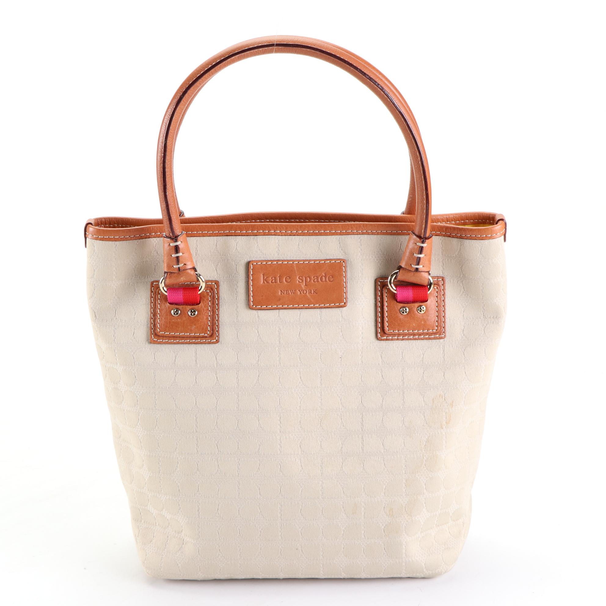 Kate Spade Canvas and Leather Shoulder Bags