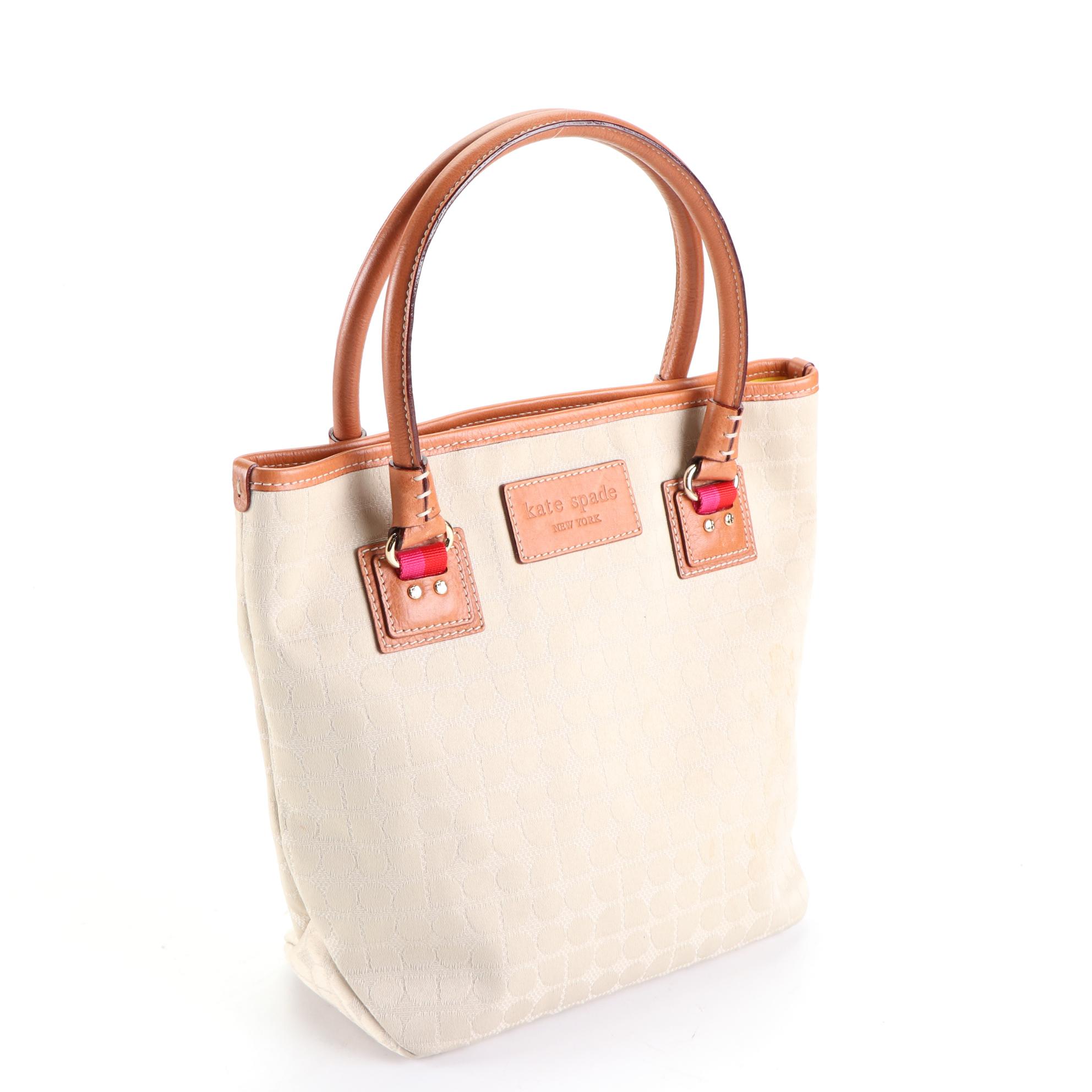 Kate Spade Canvas and Leather Shoulder Bags