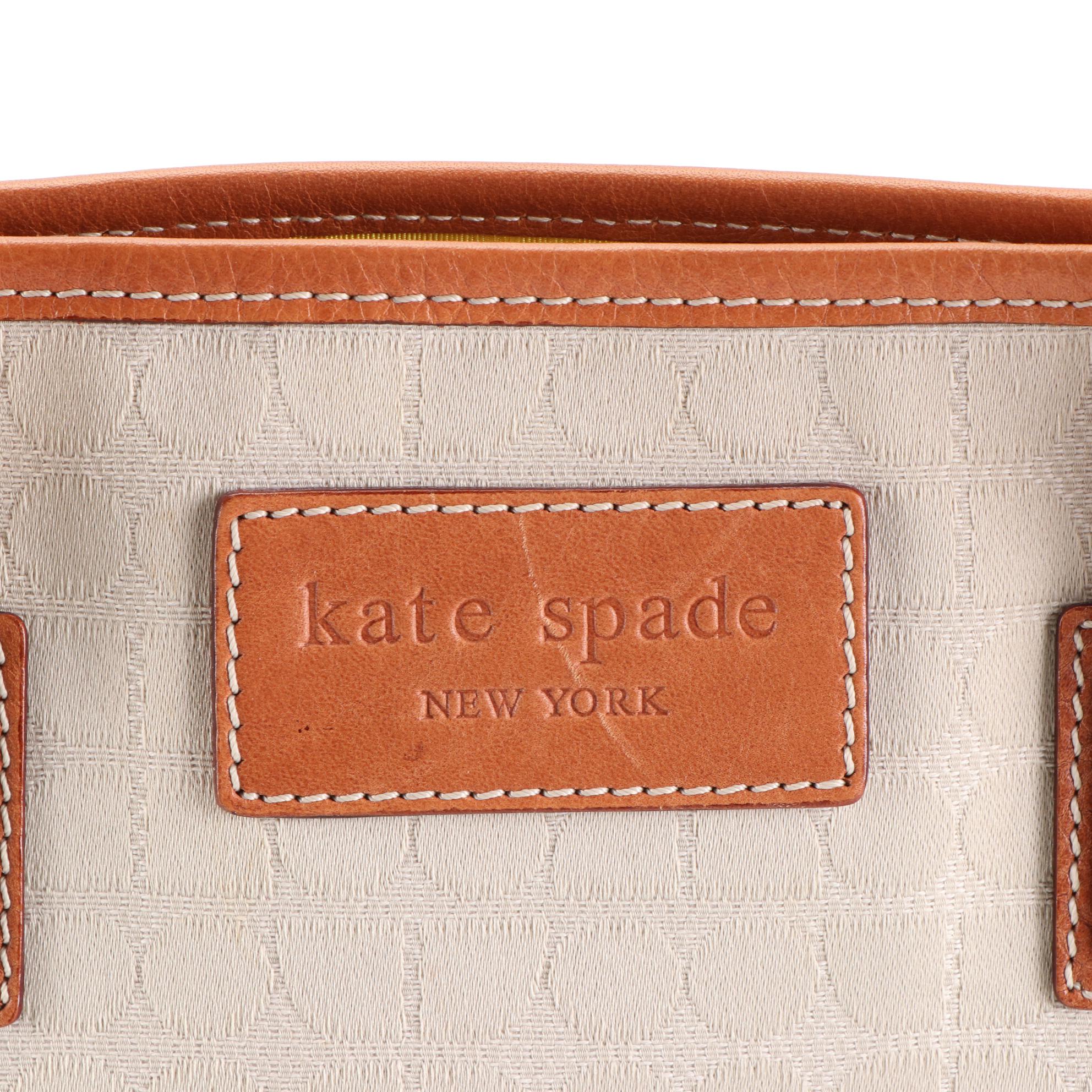 Kate Spade Canvas and Leather Shoulder Bags