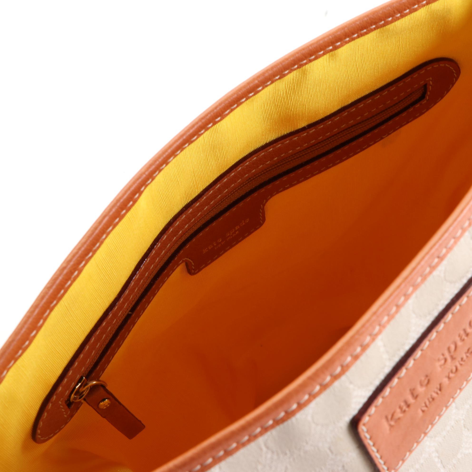 Kate Spade Canvas and Leather Shoulder Bags