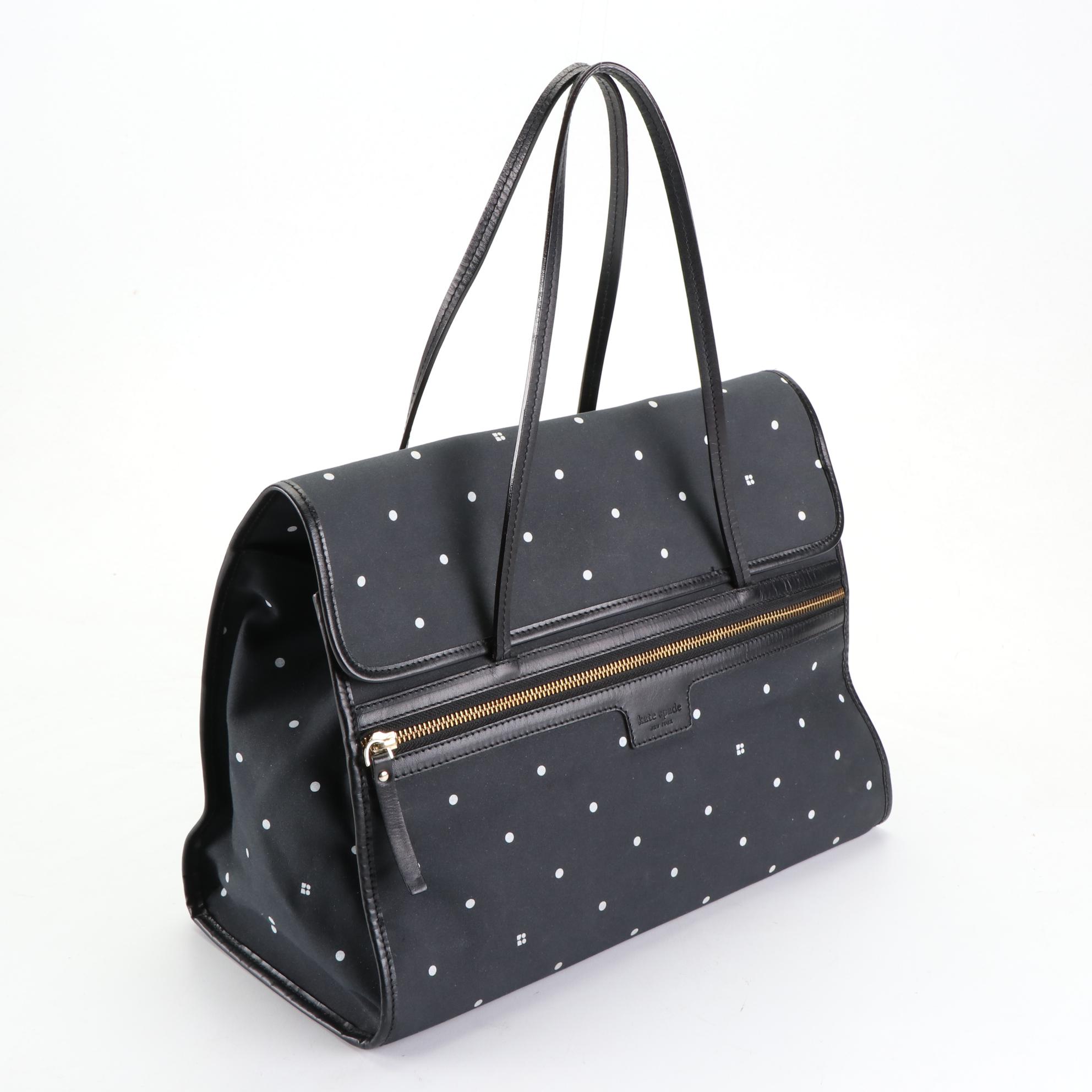 Kate Spade Canvas and Leather Shoulder Bags