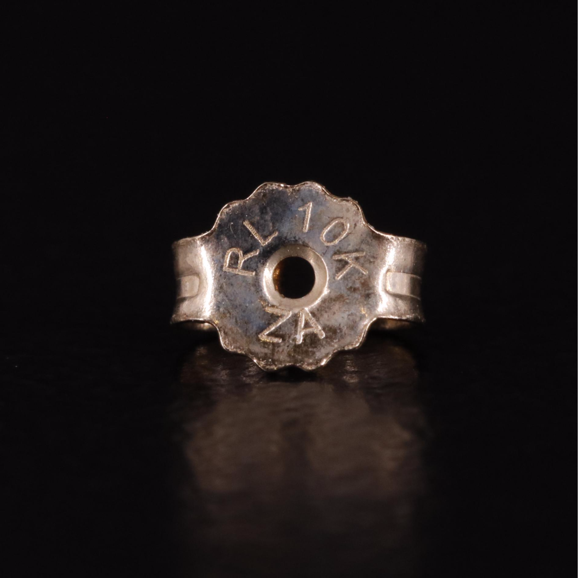 10K Star Drop Earrings