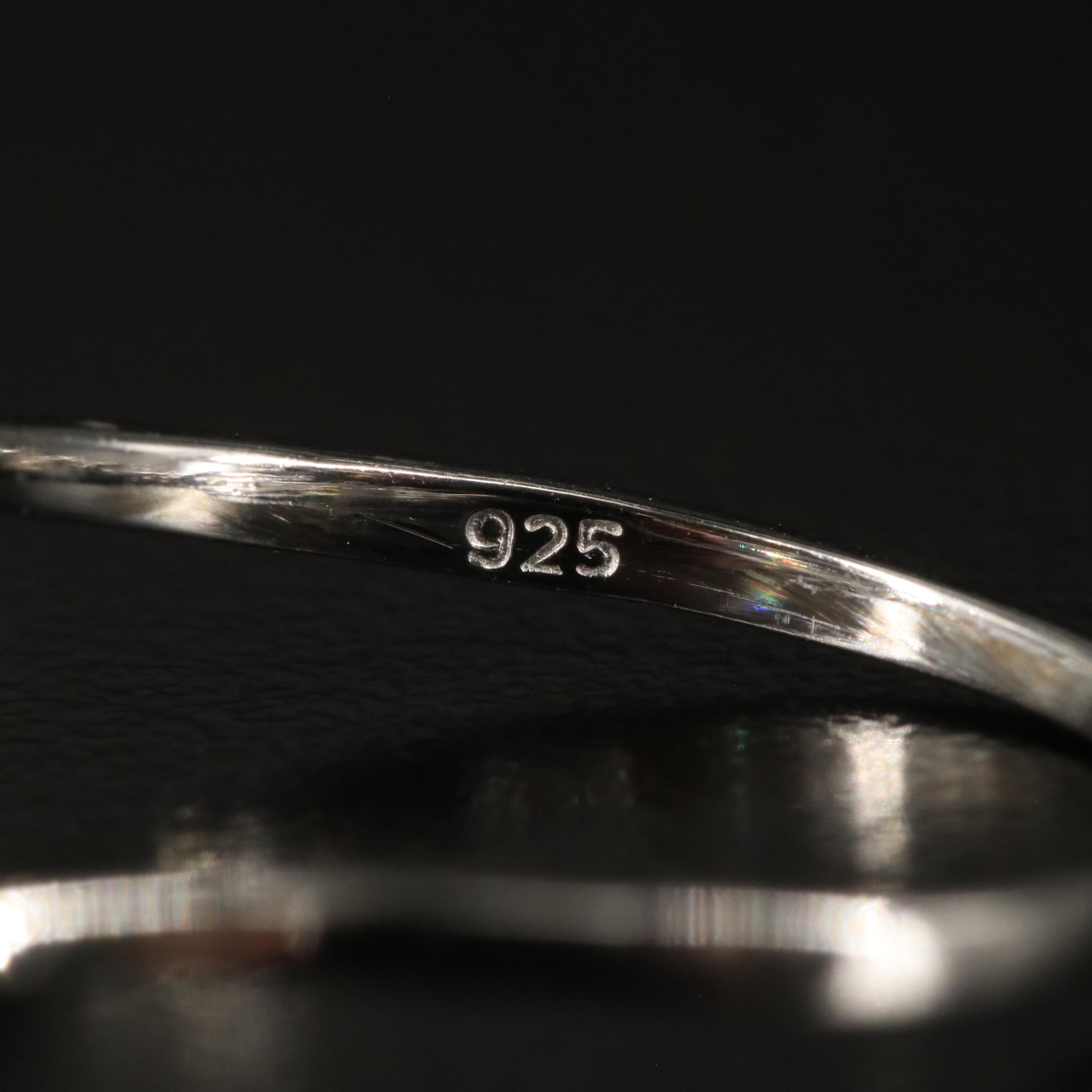 Sterling Prasiolite Bypass Ring