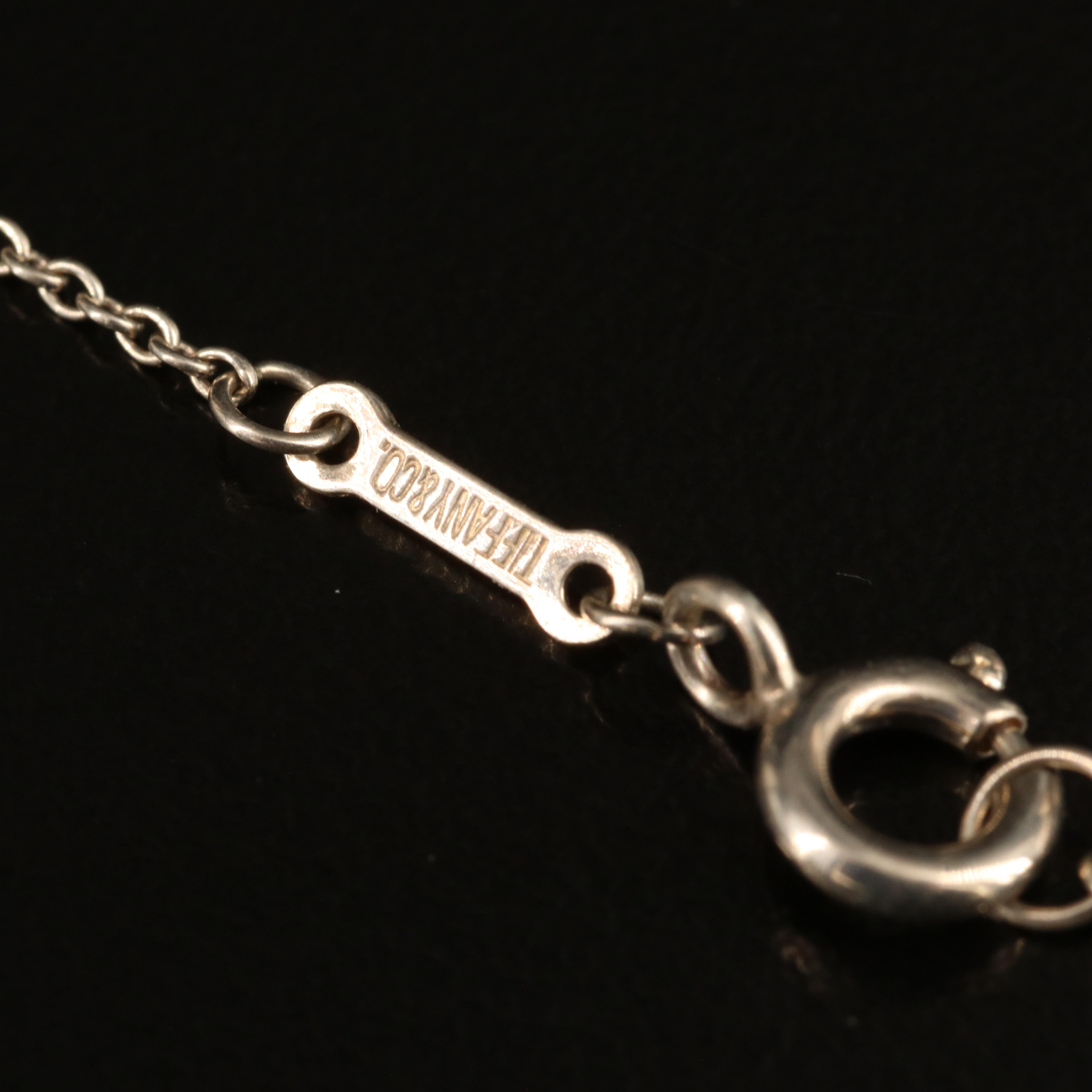 Tiffany & Co. Triple Heart Pendant on Elsa Peretti for Tiffany & Co. Chain