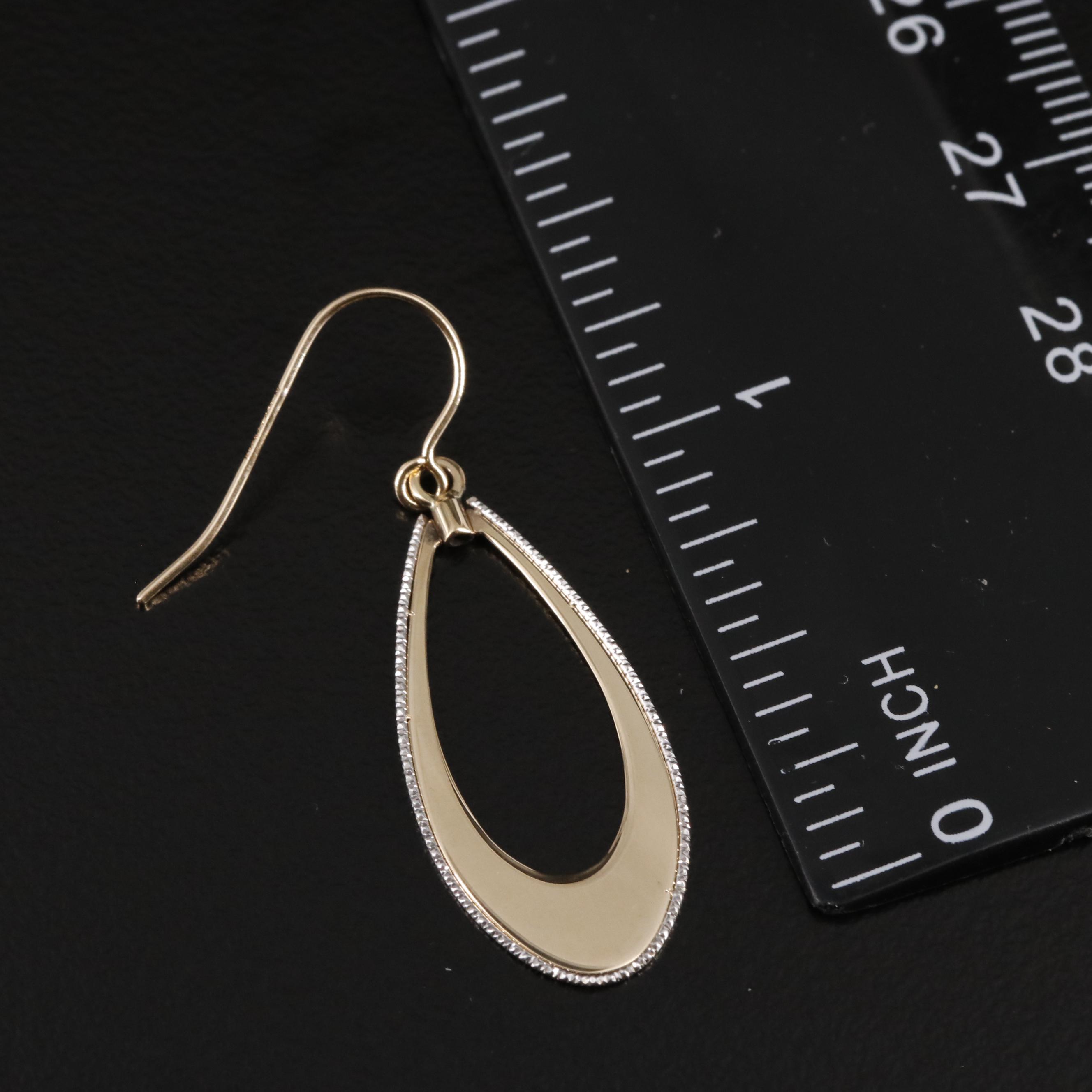 14K Dangle Earrings