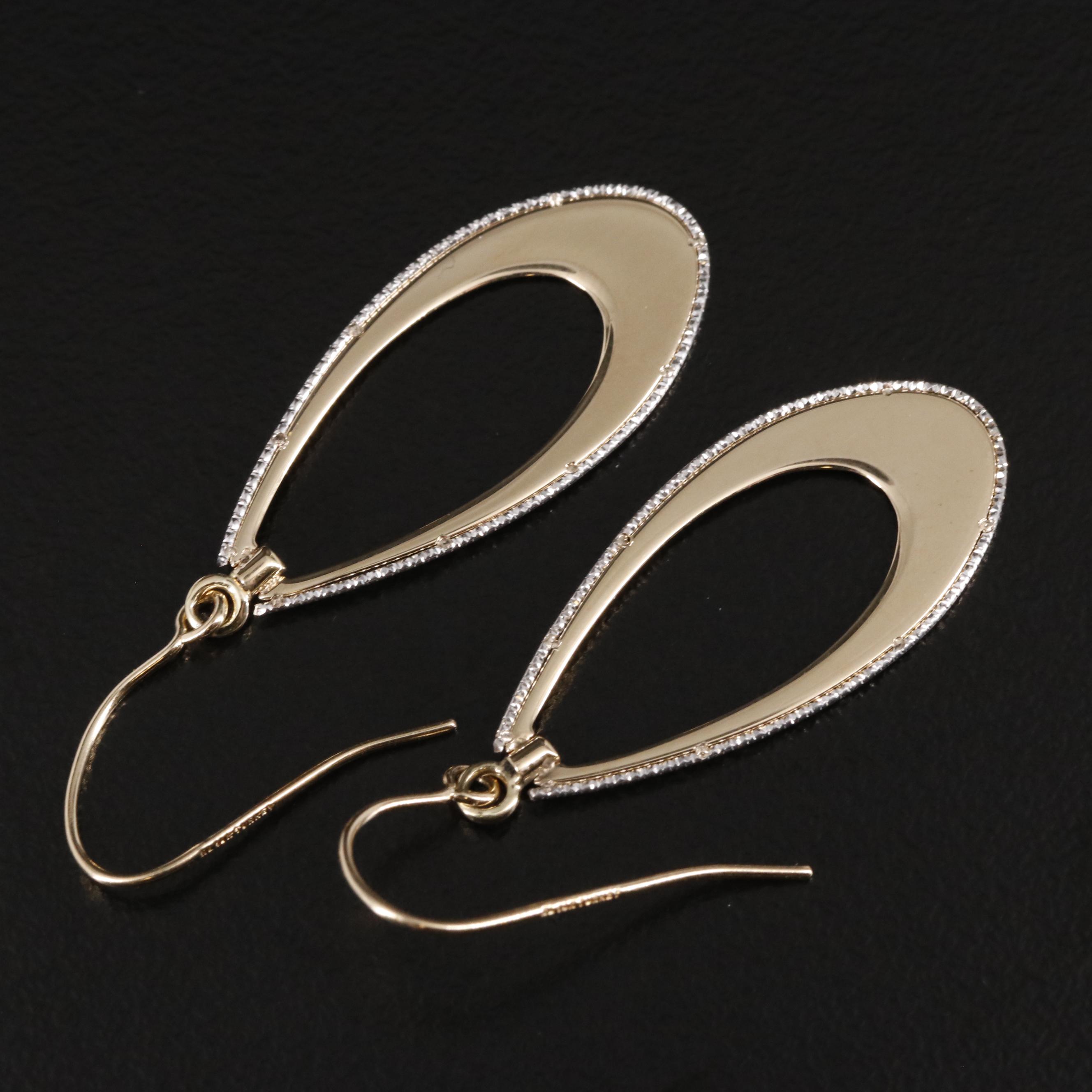 14K Dangle Earrings
