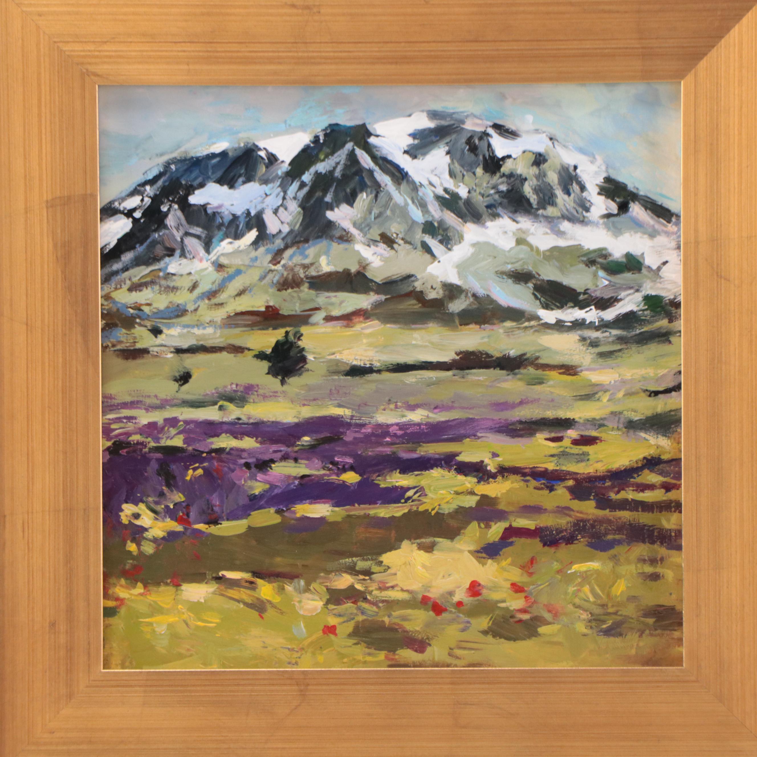 Agnes Rey Landscape Oil Painting, 2022